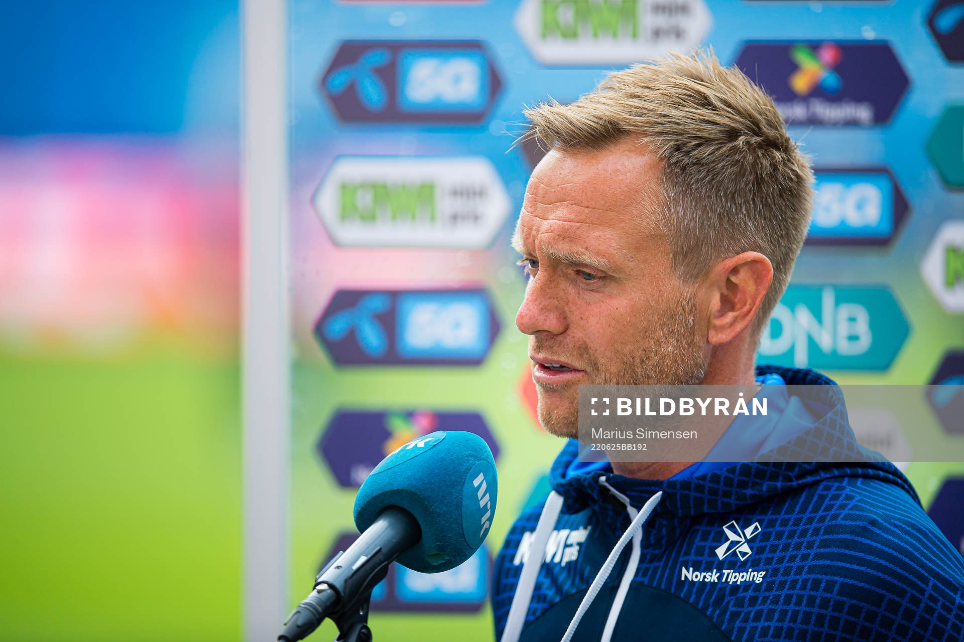 Martin Sjögren, head coach of the Norwegian women's