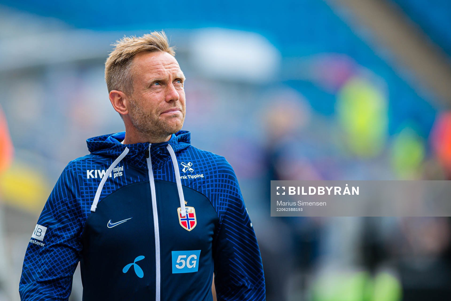Martin Sjögren, head coach of the Norwegian women's