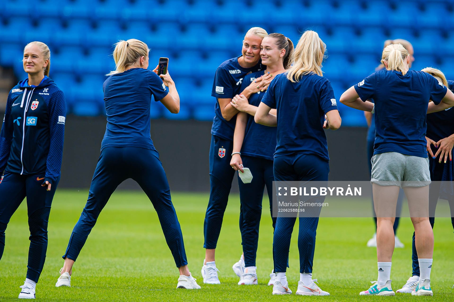 Guro Bergsvand and Elisabeth Terland of Norway
