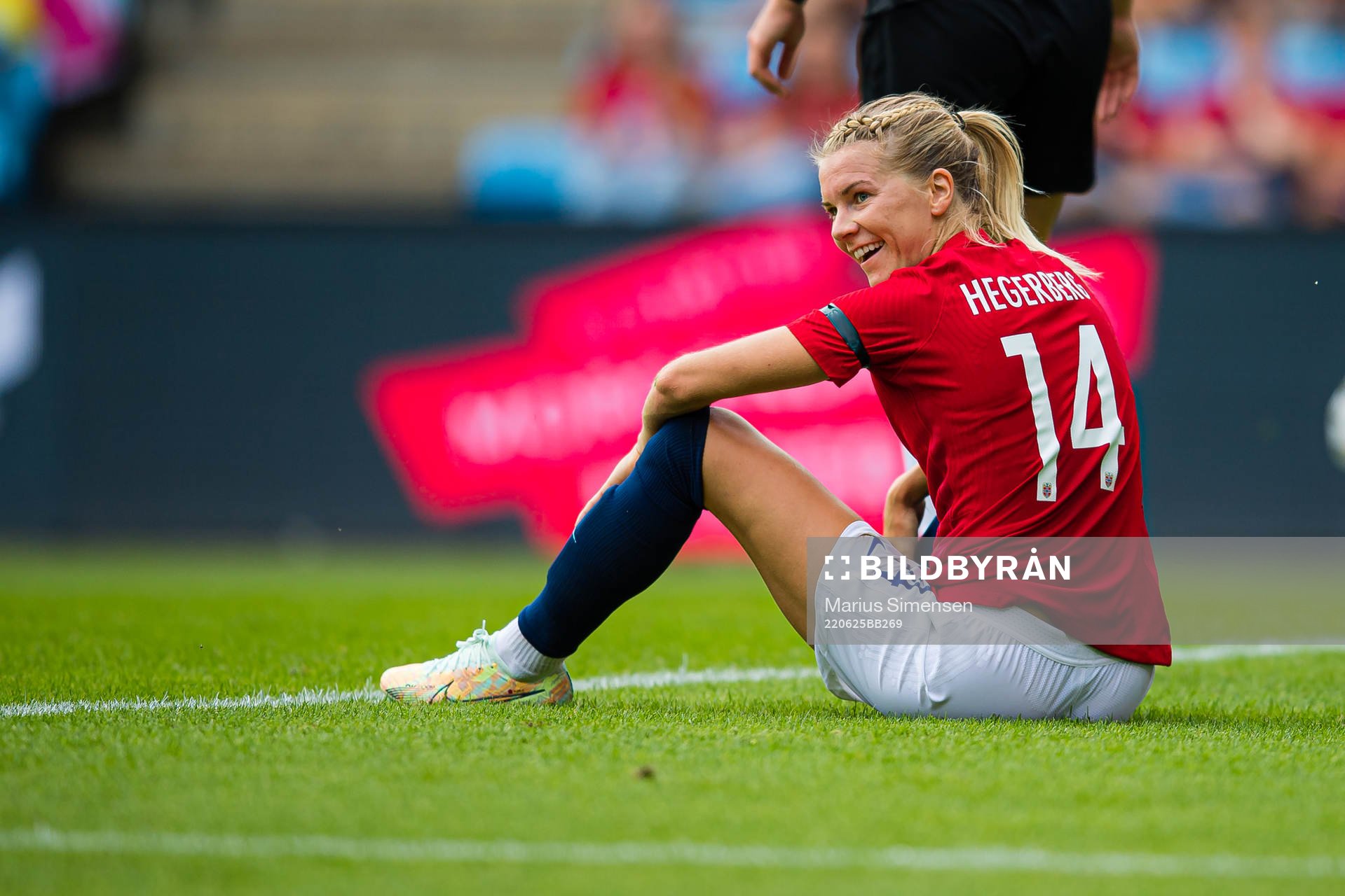 Ada Martine Stolsmo Hegerberg of Norway reacts
