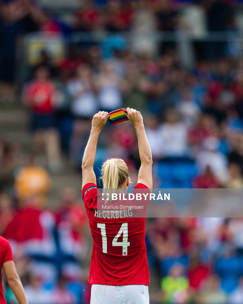 Ada Martine Stolsmo Hegerberg of Norway celebrates