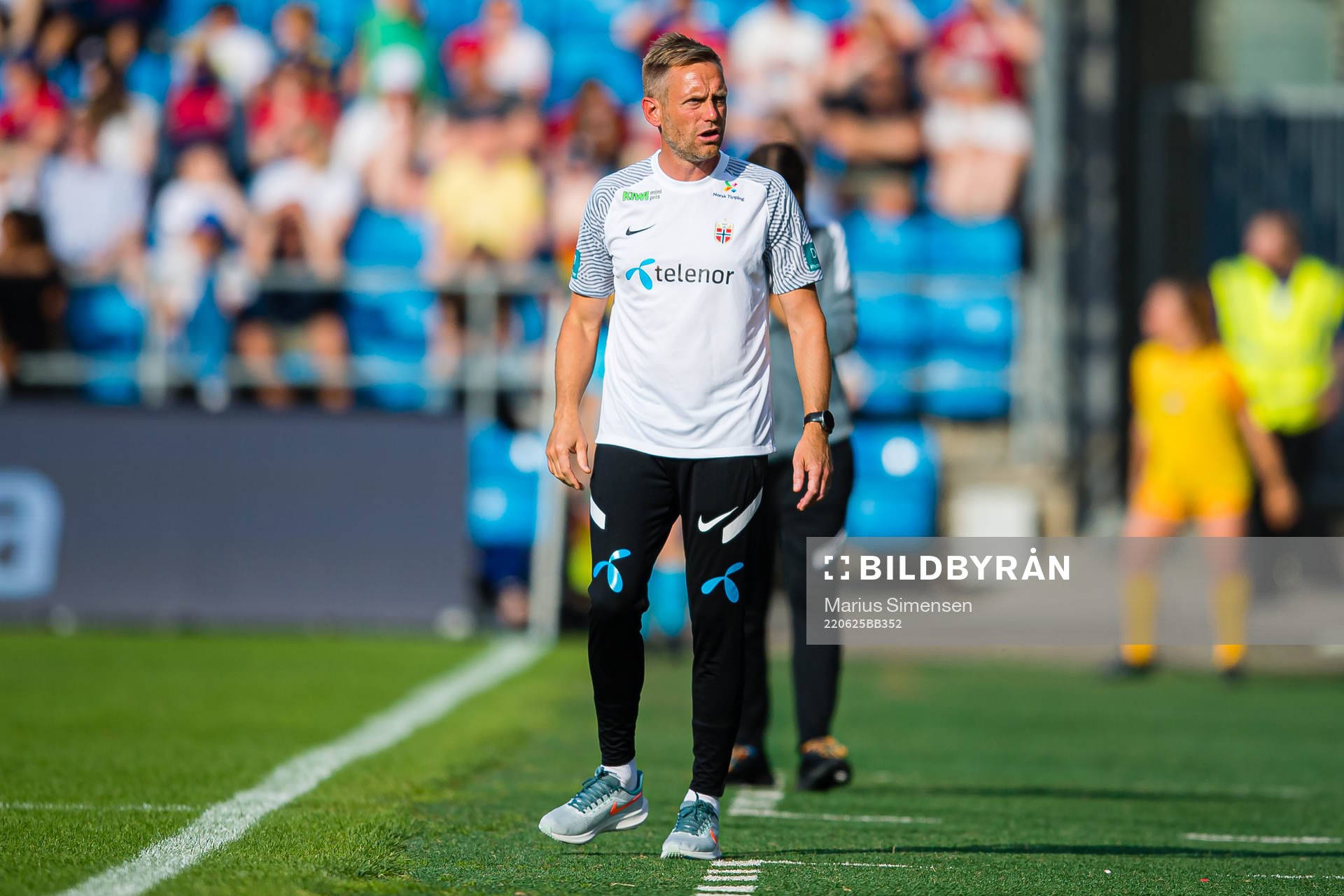 Martin Sjögren, head coach of the Norwegian women's