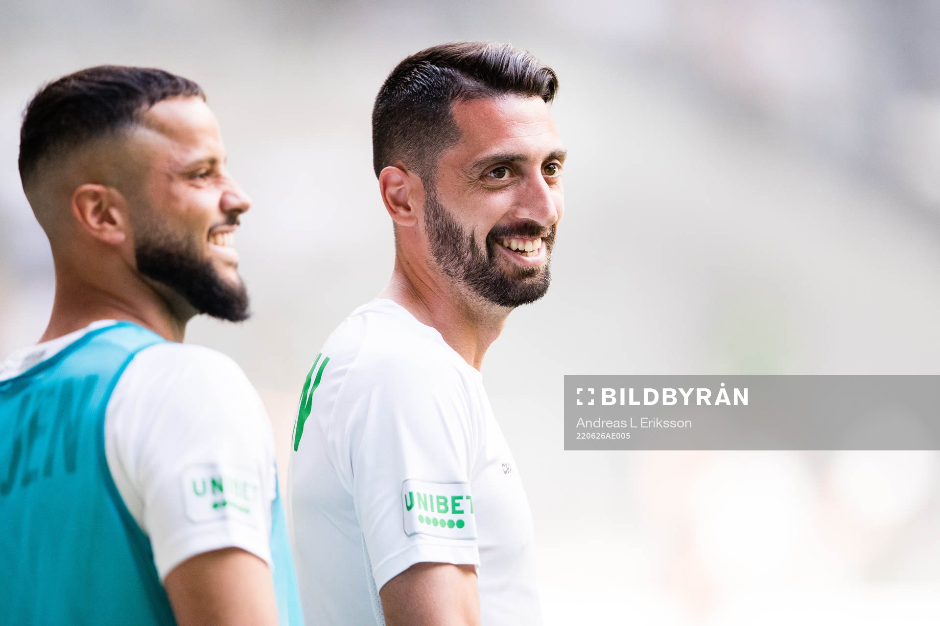 Hammarbys Mohanad Jeahze och Nahir Besara