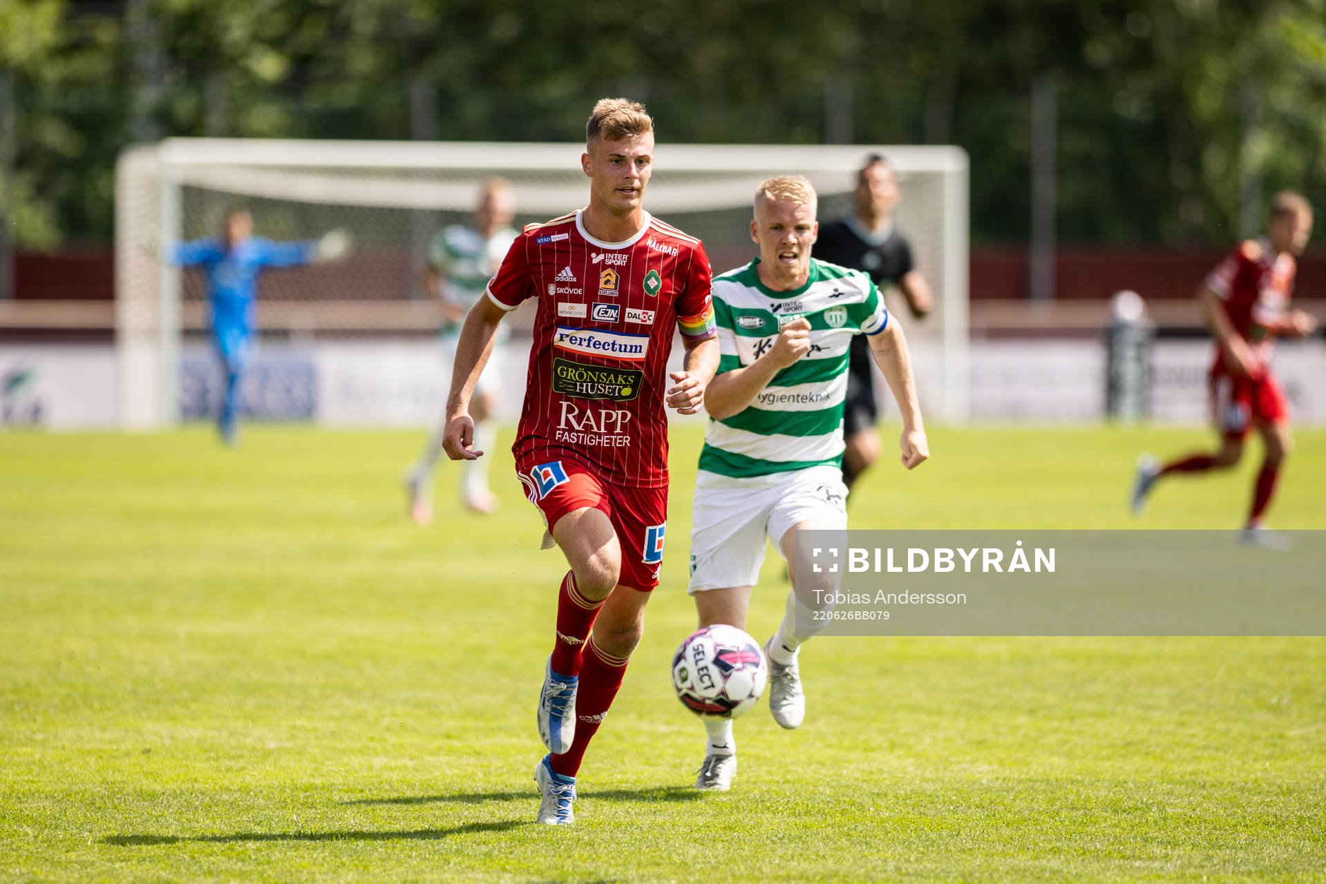 Skövde AIKs Filip Schyberg och Västerås SKs Simon