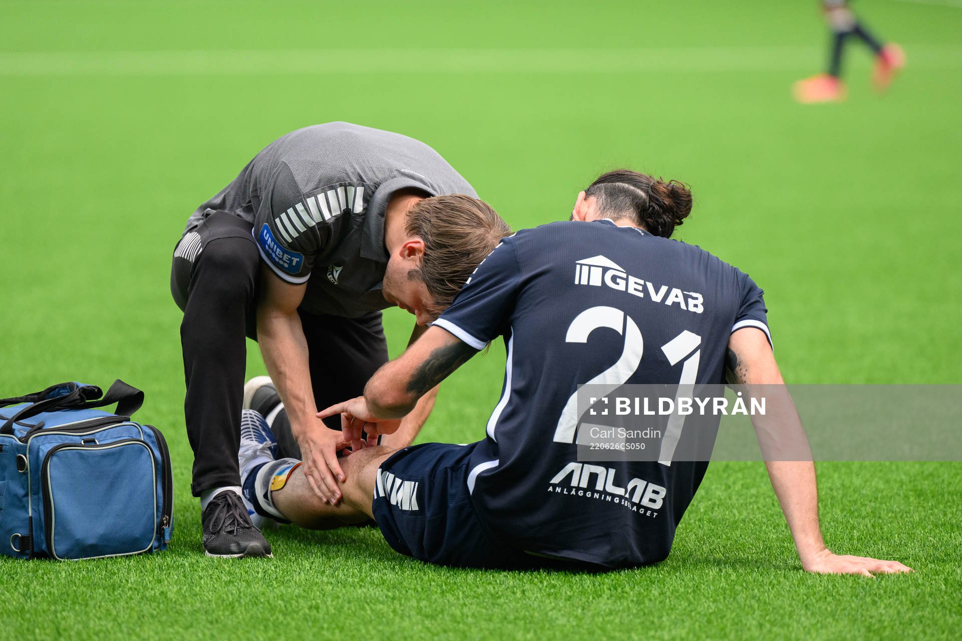 Utsiktens Jonathan Quintero Olsson undersöks