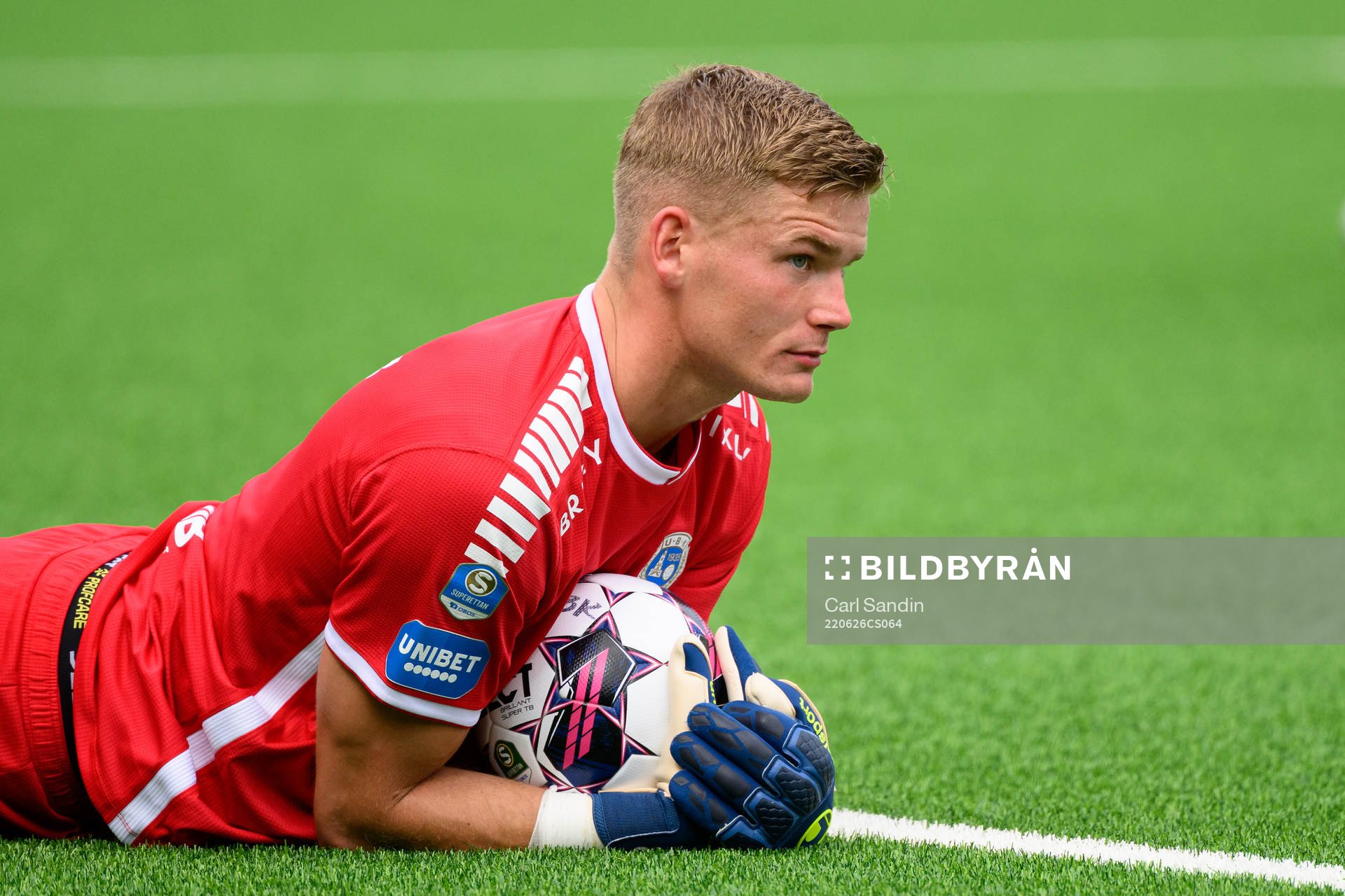 Utsiktens målvakt Johan Brattberg