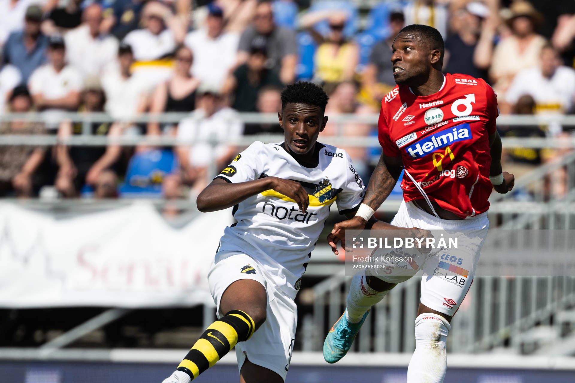 s Amar Abdirahman Ahmed Fatah och Degerfors Joseph-Claude