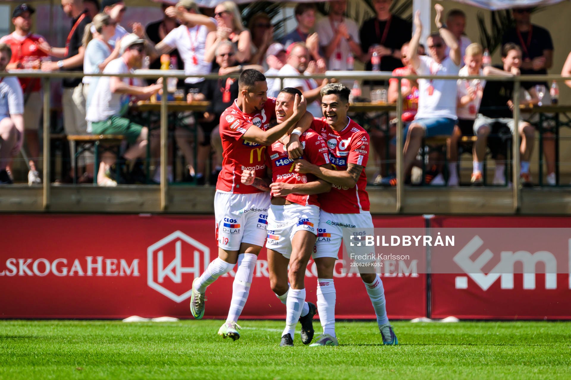 Degerfors Abdelrahman Saidi, Nikola Djurdjic och Diego