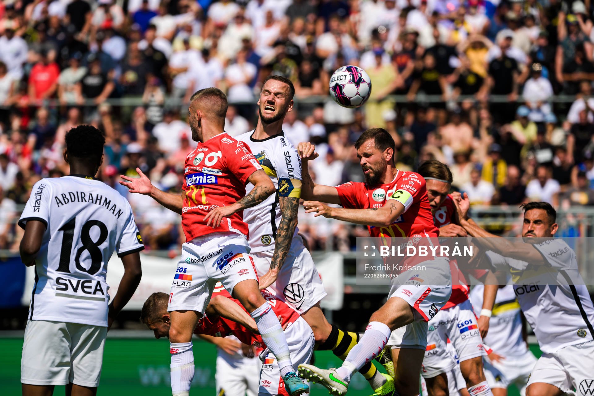 s Alexander Milosevic och Degerfors Sebastian Ohlsson
