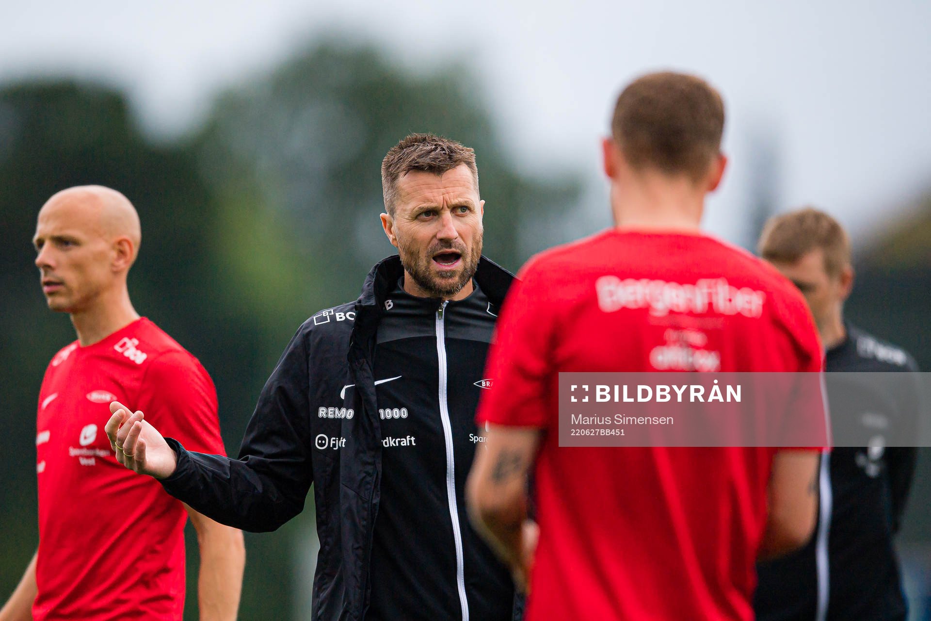 Eirik Horneland, head coach of Brann, ahead of the OBOS-ligaen match between Grorud and Brann on June 27, 2022 in Oslo.