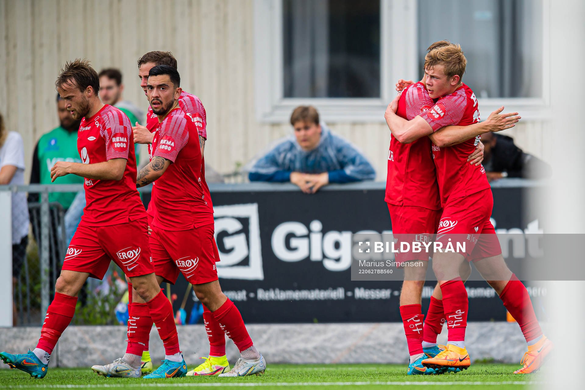 Aune Selland Heggebø of Brann celebrates