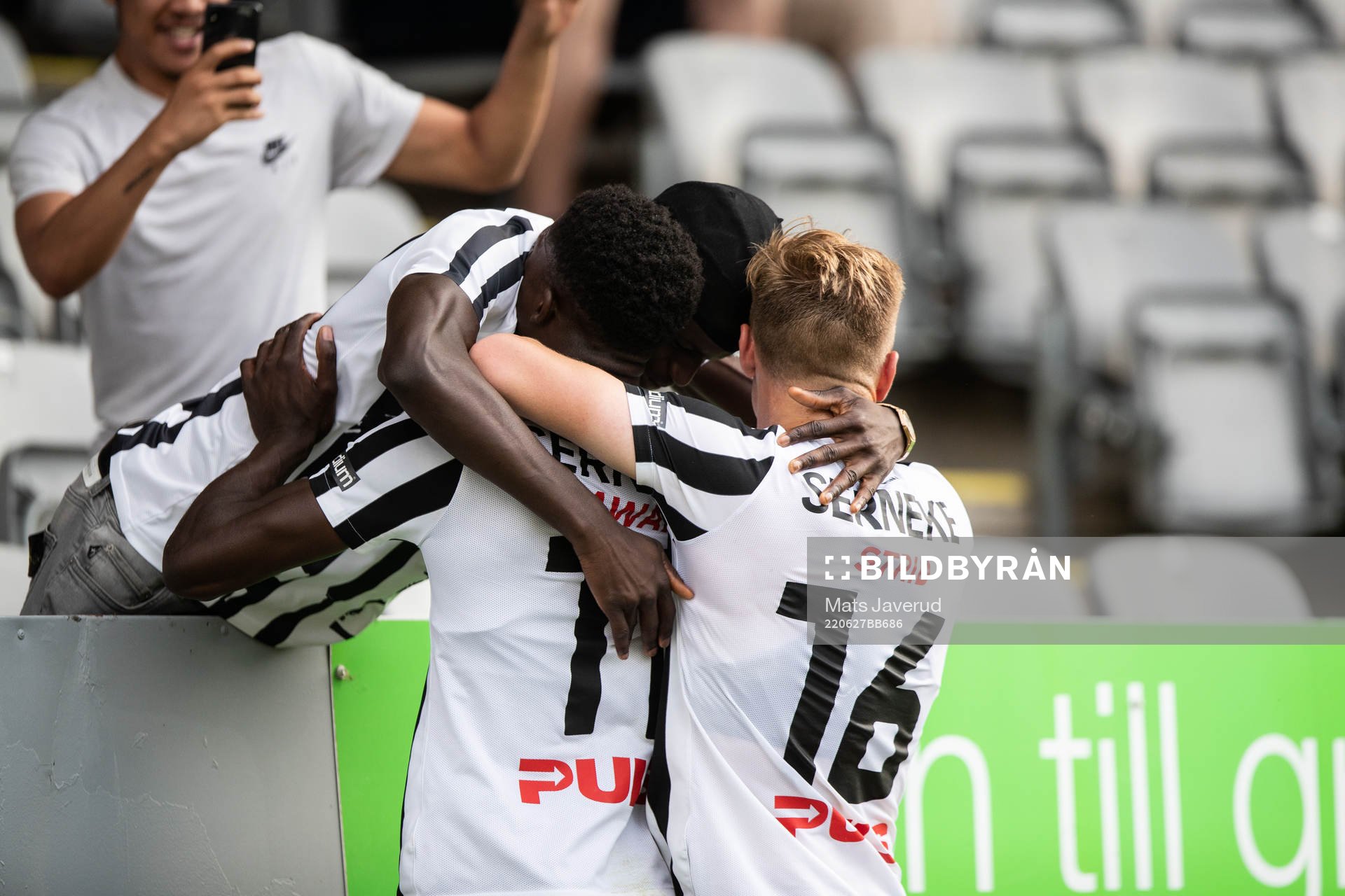 Landskronas Ousmane Diawara jublar