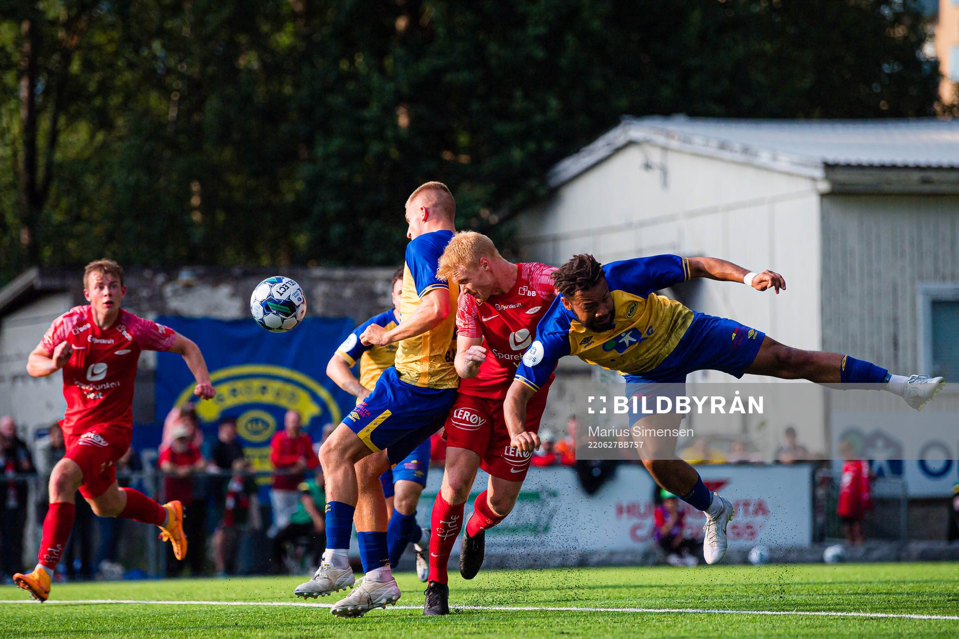 Sivert Heltne Nilsen of Brann scores the 0-2 goal