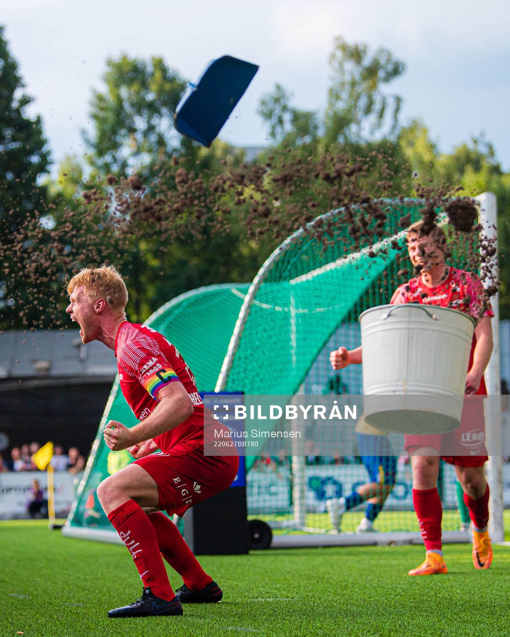 Sivert Heltne Nilsen of Brann celebrates