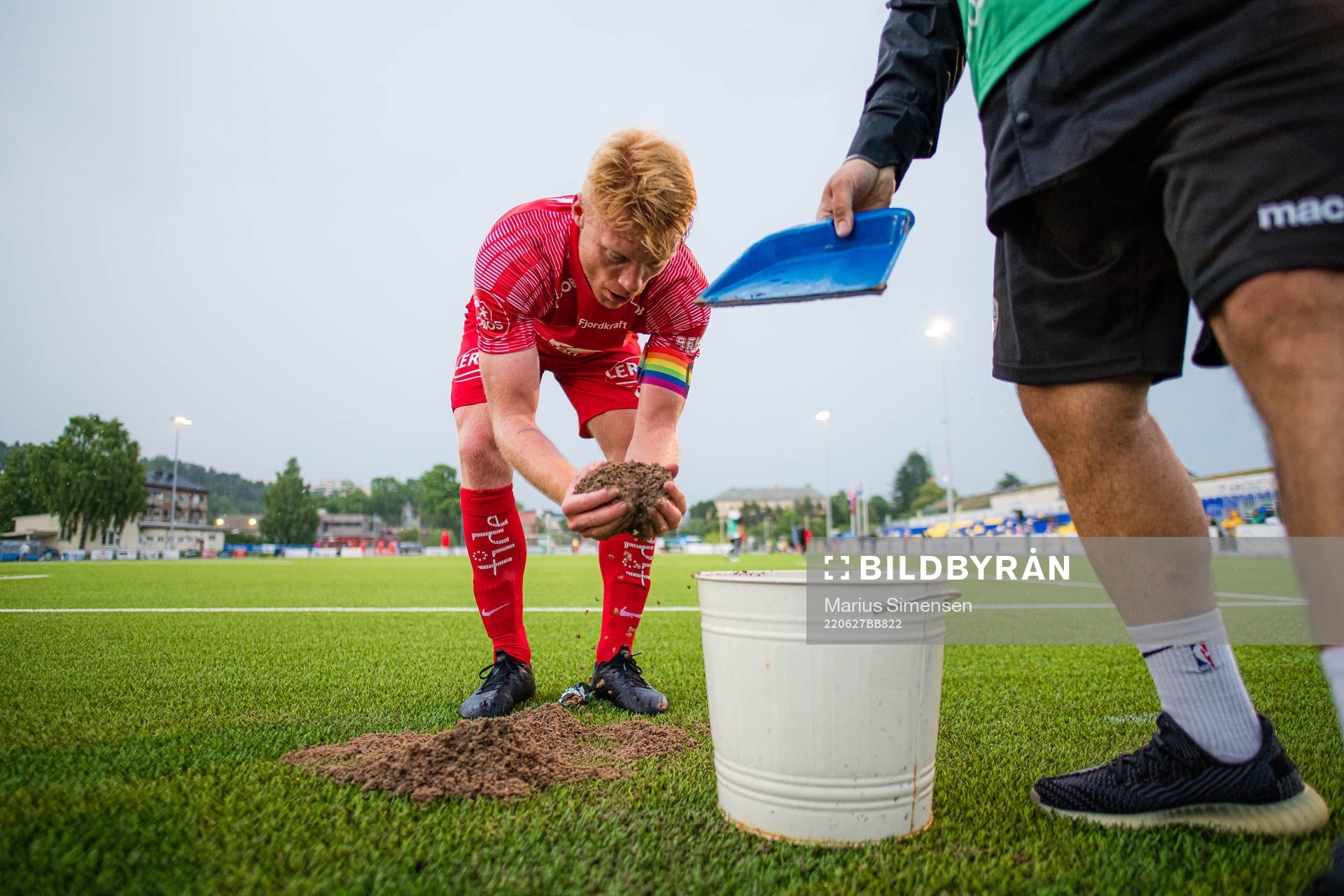 Sivert Heltne Nilsen of Brann celebrates