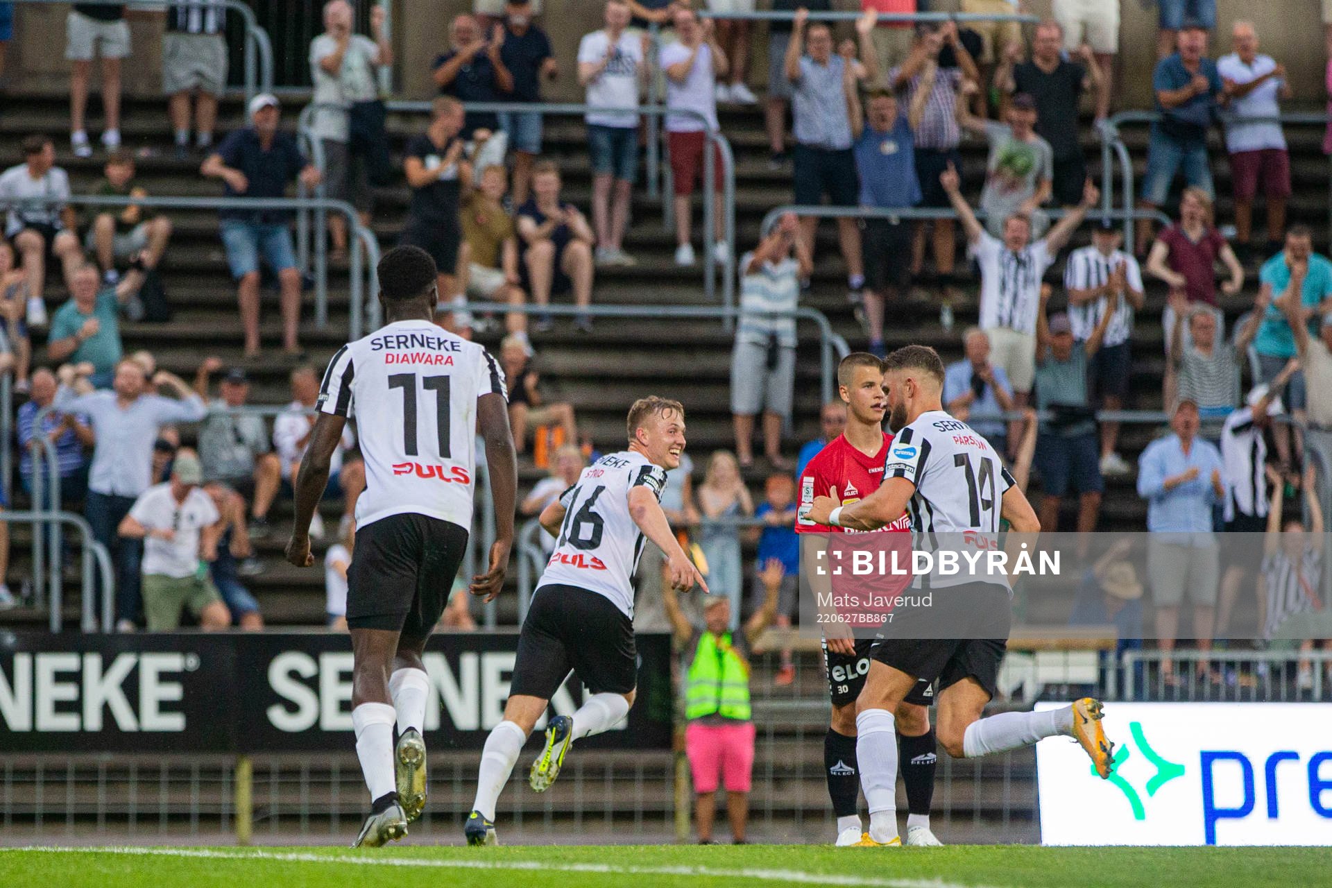 Landskronas Jesper Strid jublar