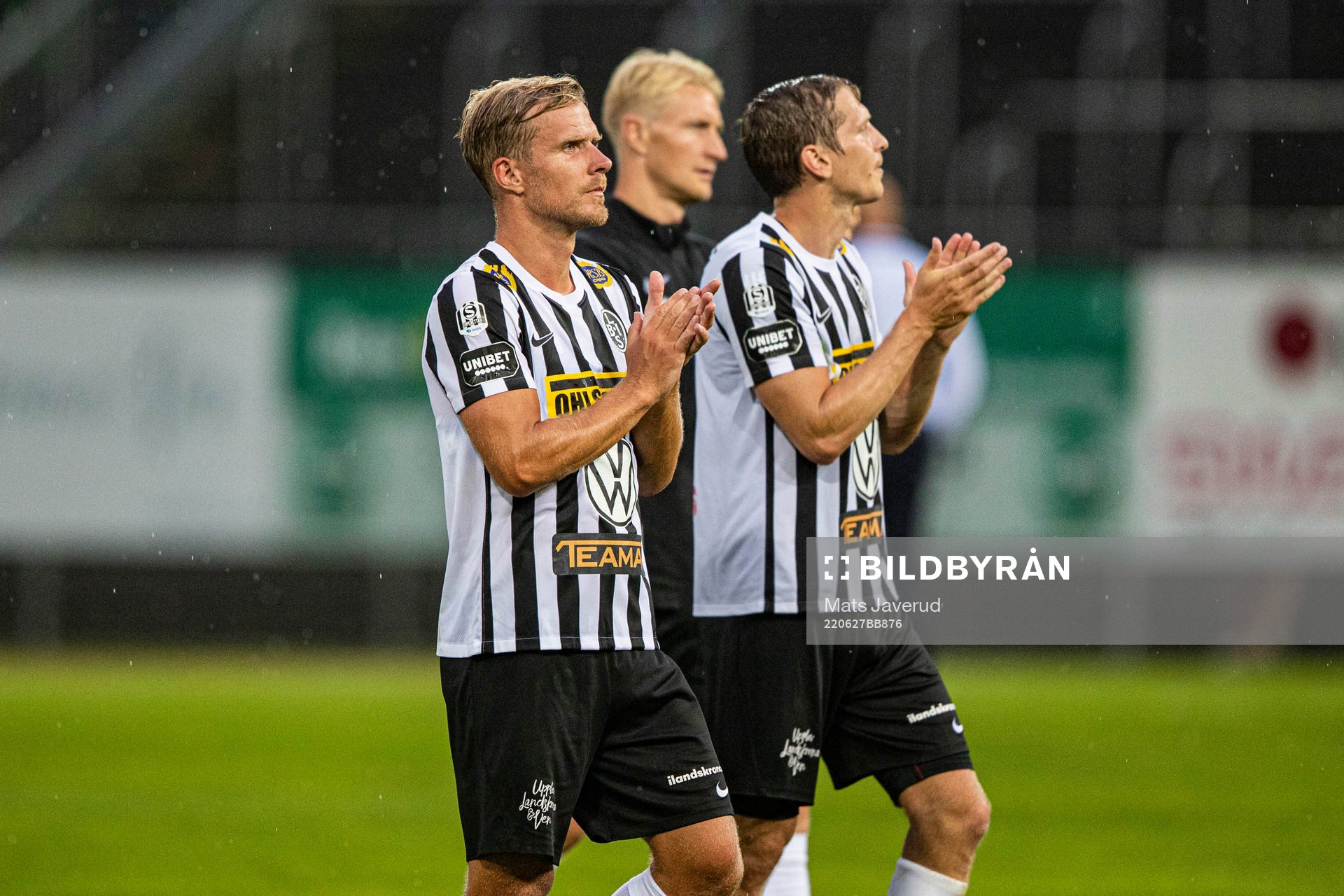 Landskronas spelare jublar