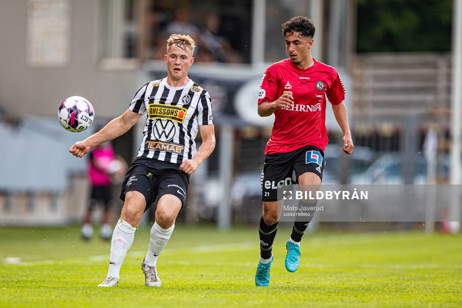 Landskronas Jesper Strid och Örebros Elias Barsoum