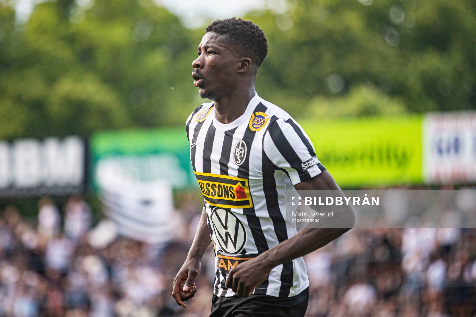 Landskronas Ousmane Diawara jublar