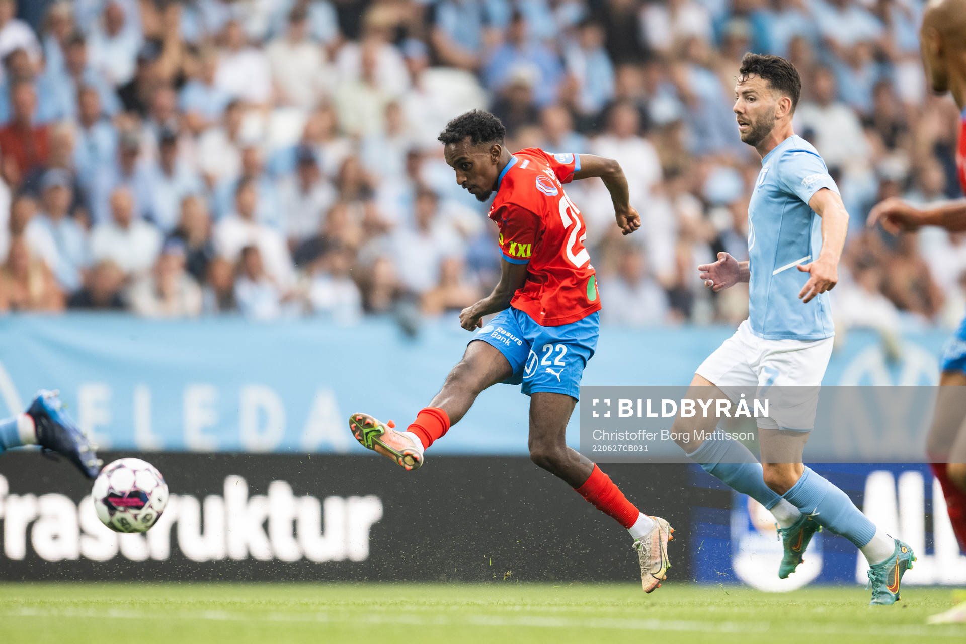 Helsingborgs Taha Ali och Malmö FFs Erdal Rakip