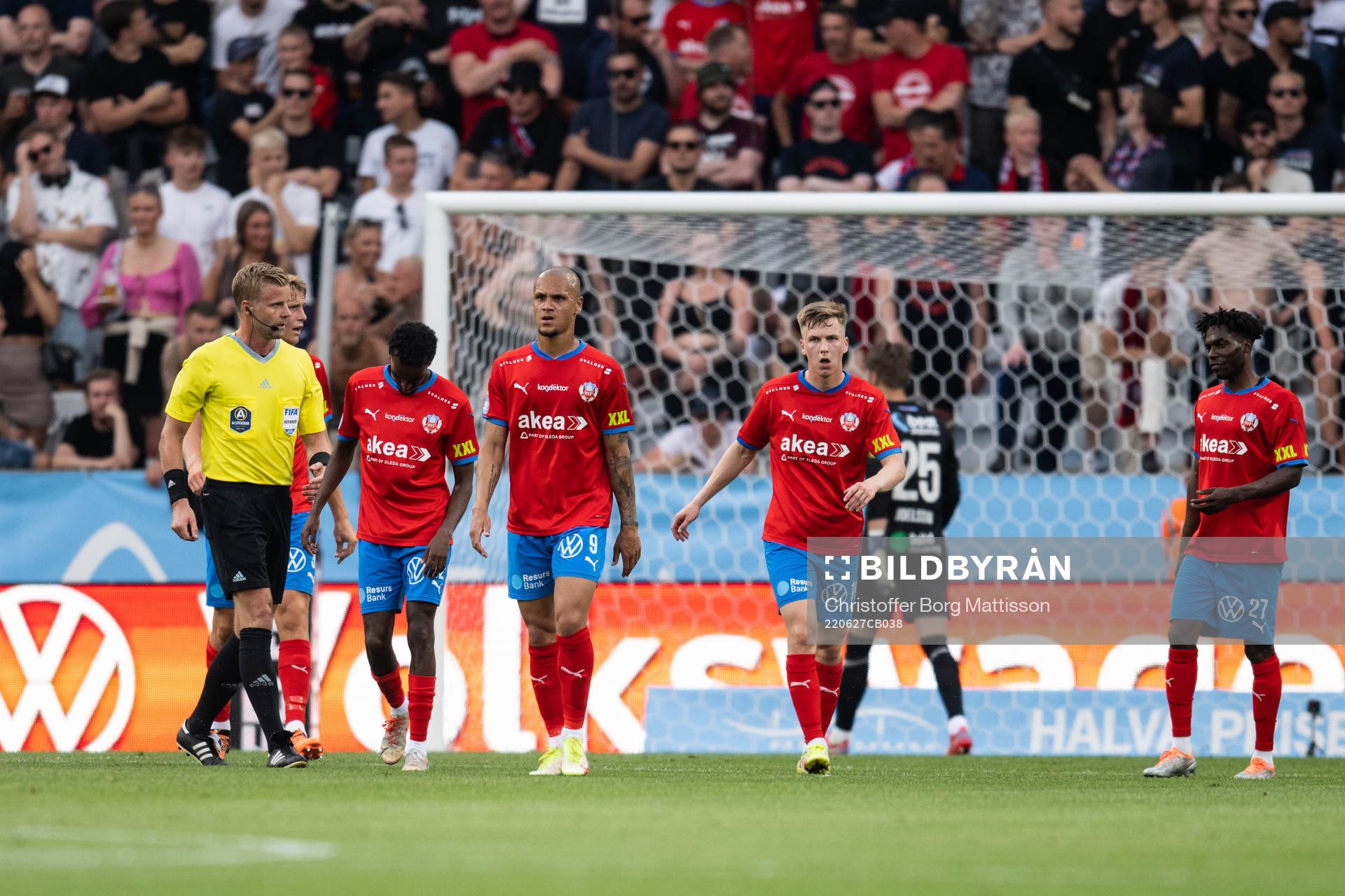 Helsingborgs spelare deppar