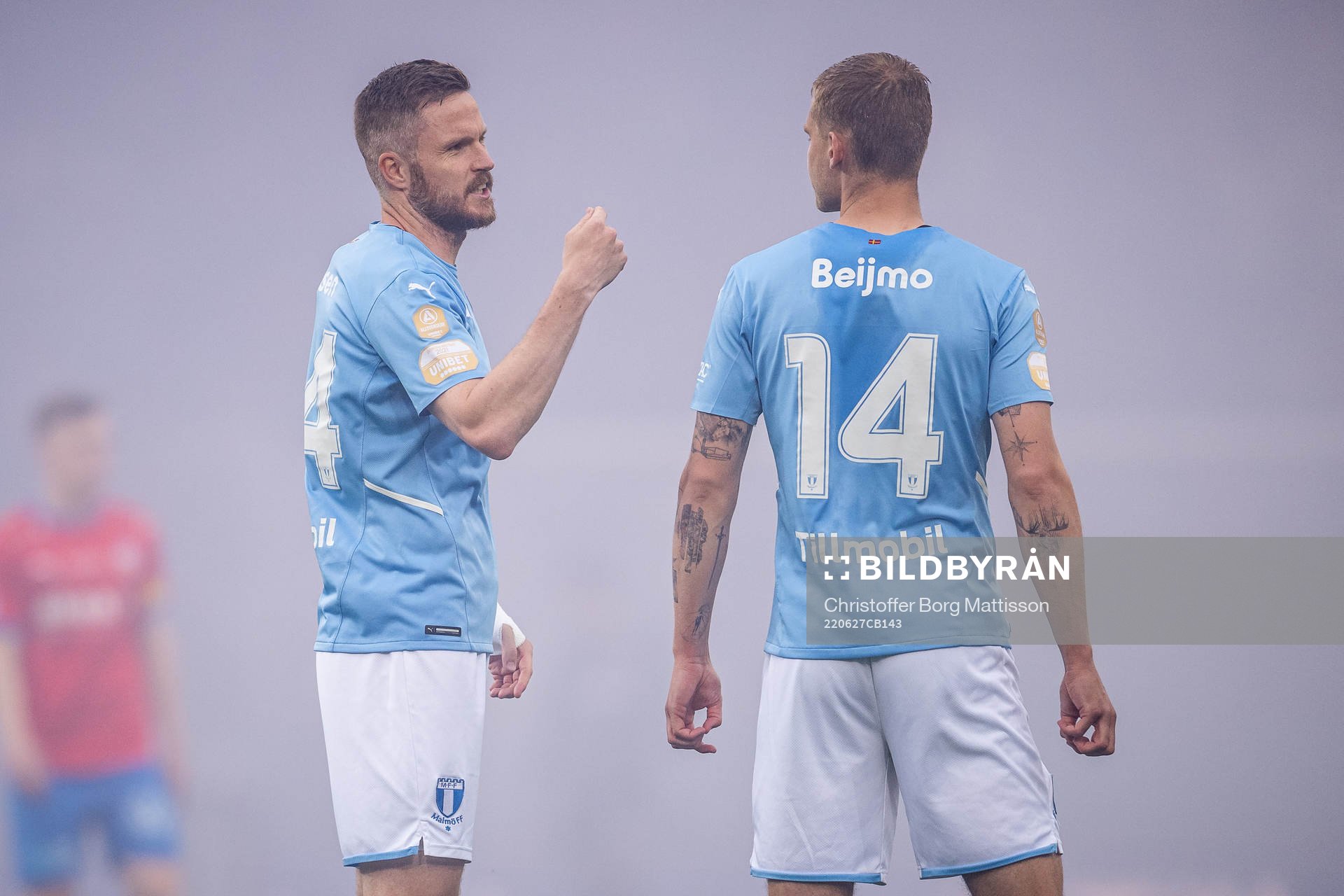 Malmö FFs Lasse Nielsen och Felix Beijmo