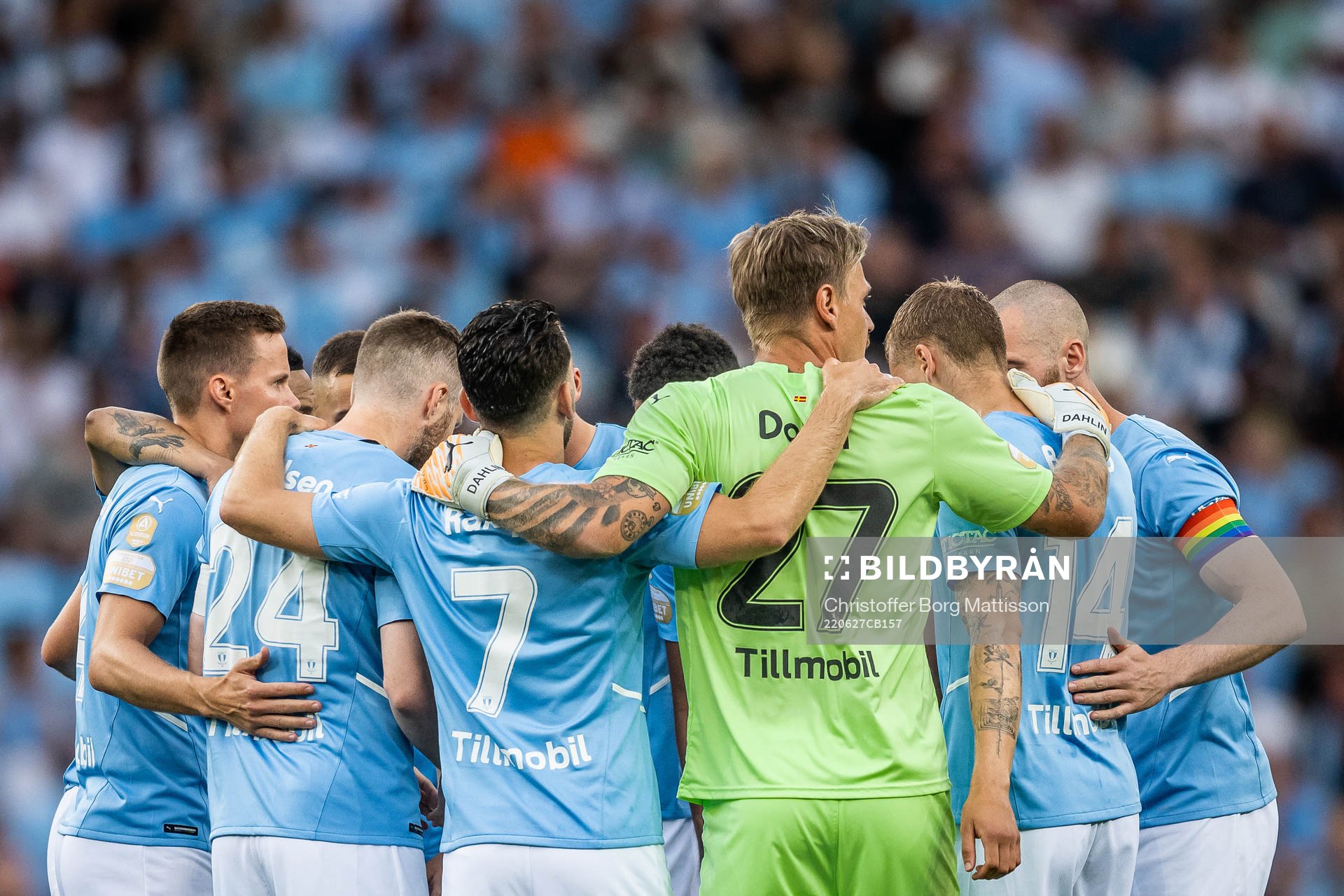 Malmö FFs spelare samlas