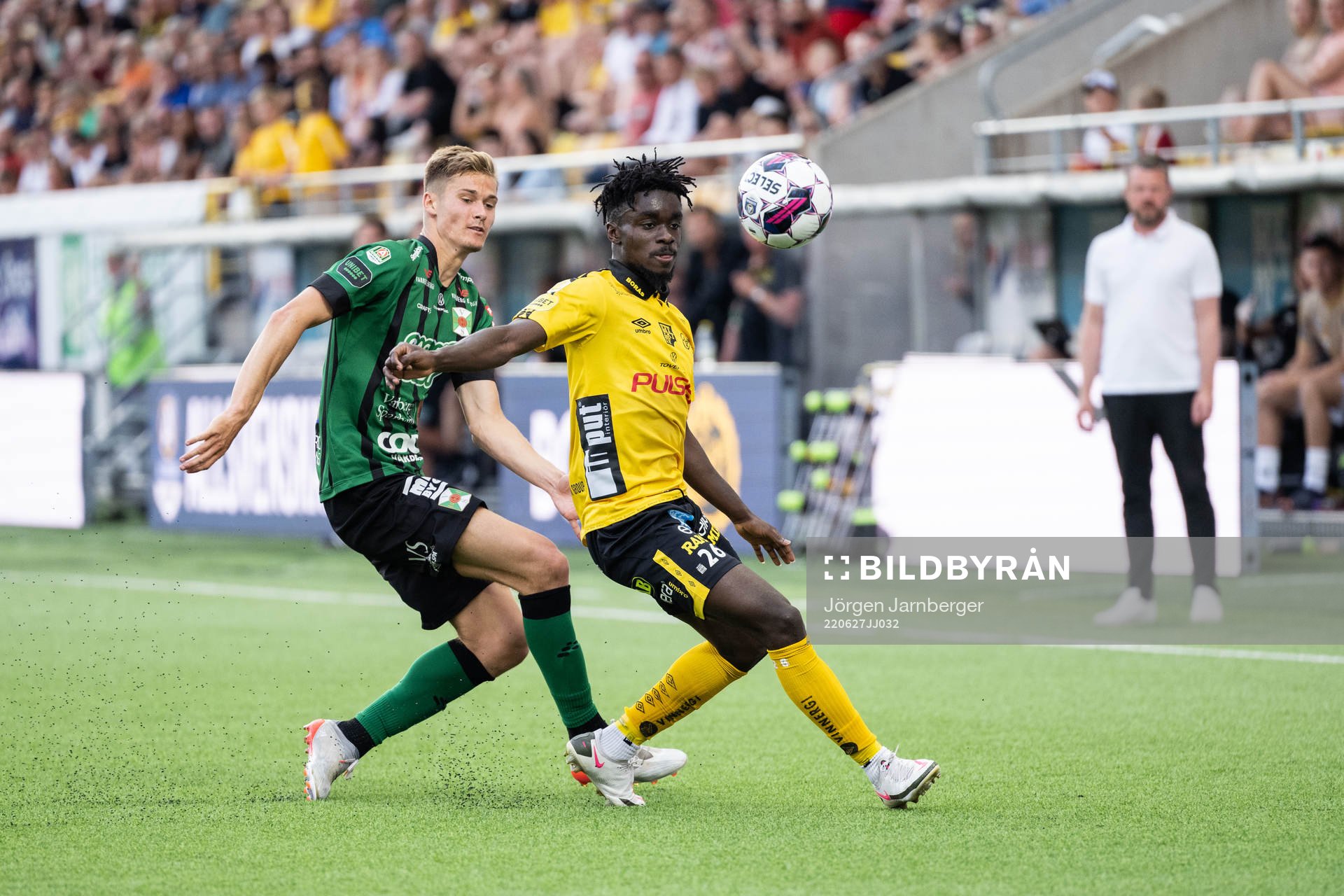 Varbergs Des Kunst och Elfsborgs Emmanuel Boateng