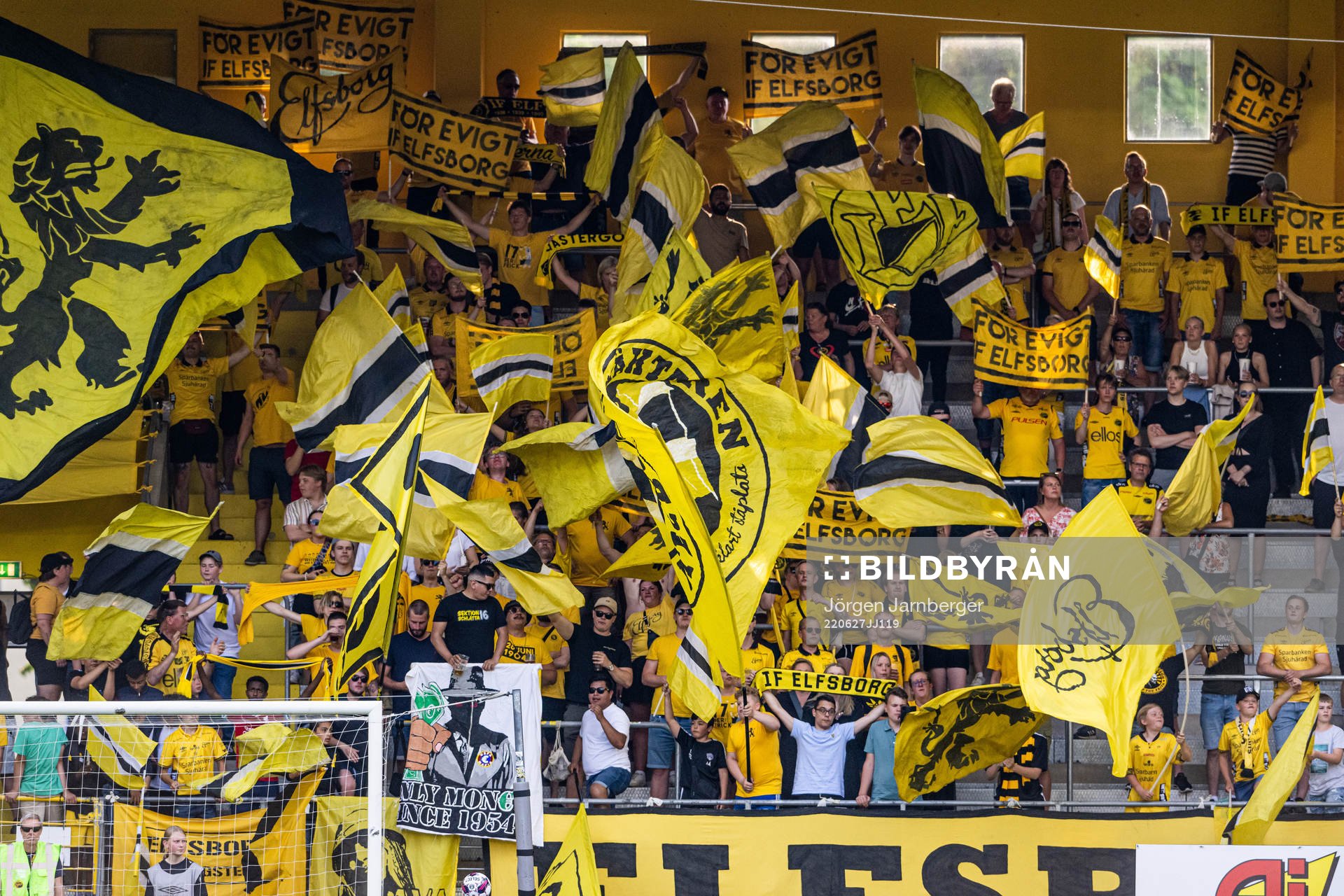 under fotbollsmatchen i Allsvenskan mellan Elfsborg och