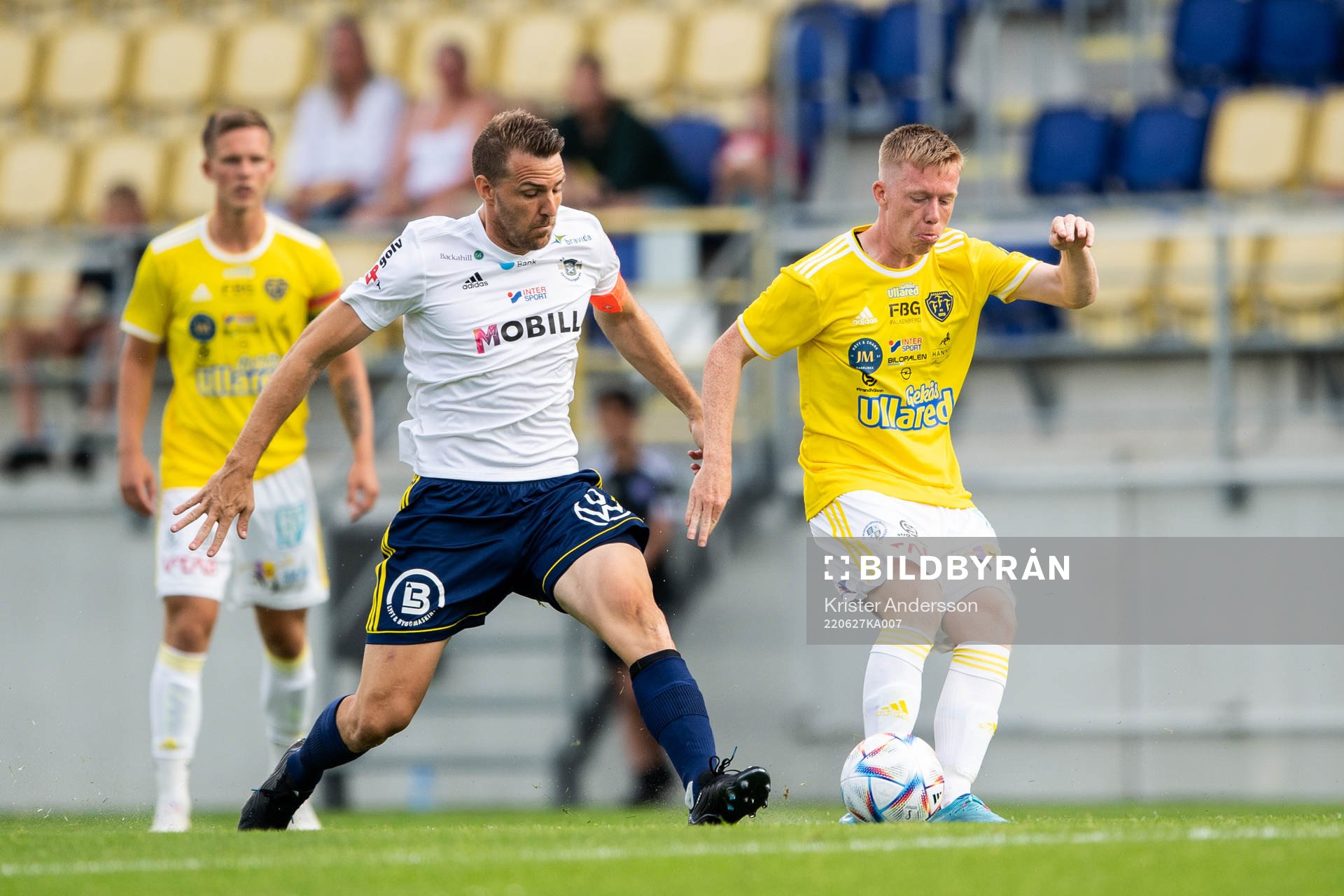 Ängelholms Johan Oremo och Falkenbergs Lucas Sibelius