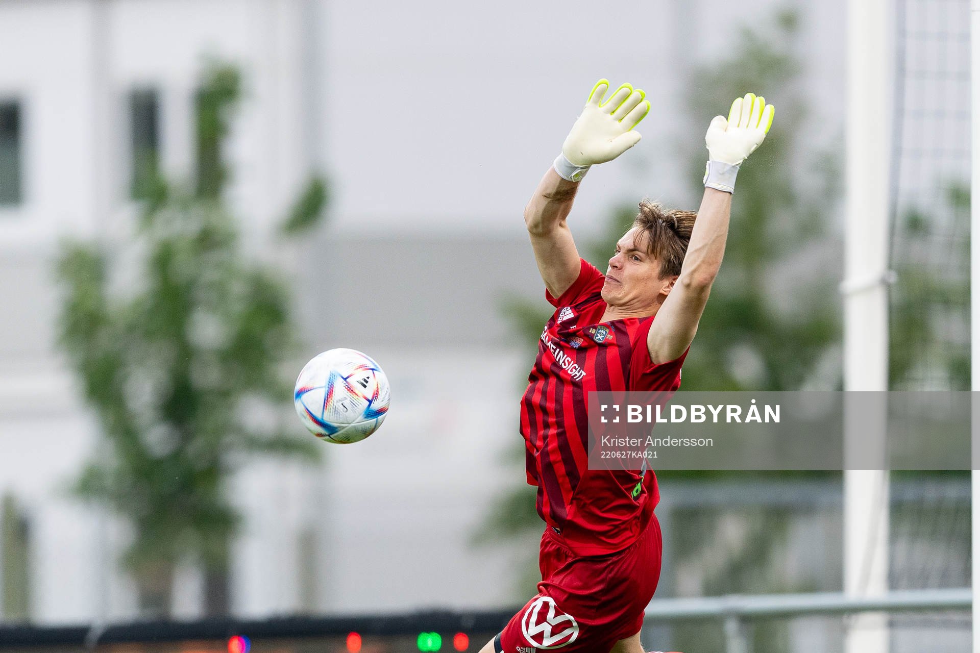 Ängelholms målvakt Nils Arvidsson