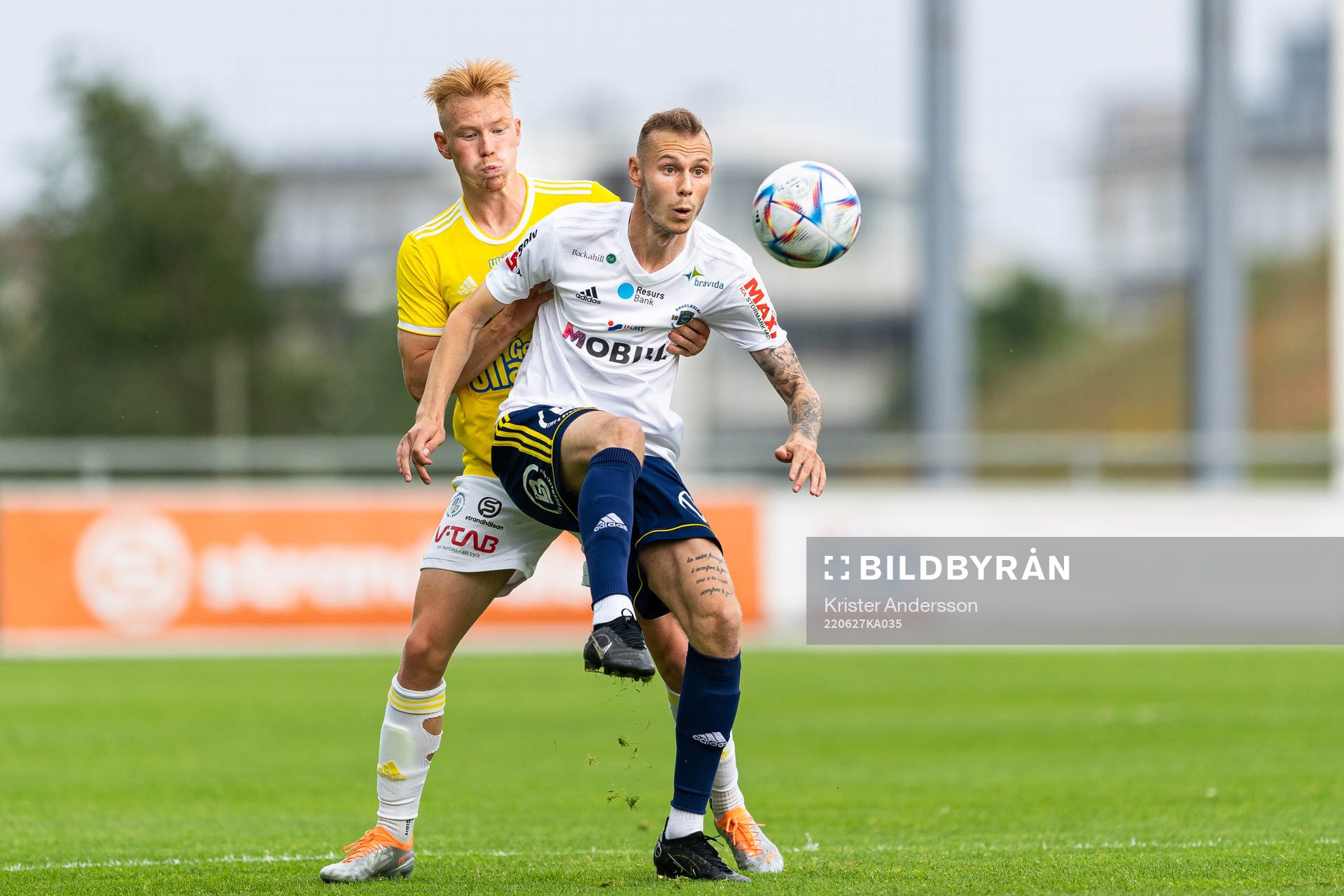 Falkenbergs Linus Borgström och Ängelholms David