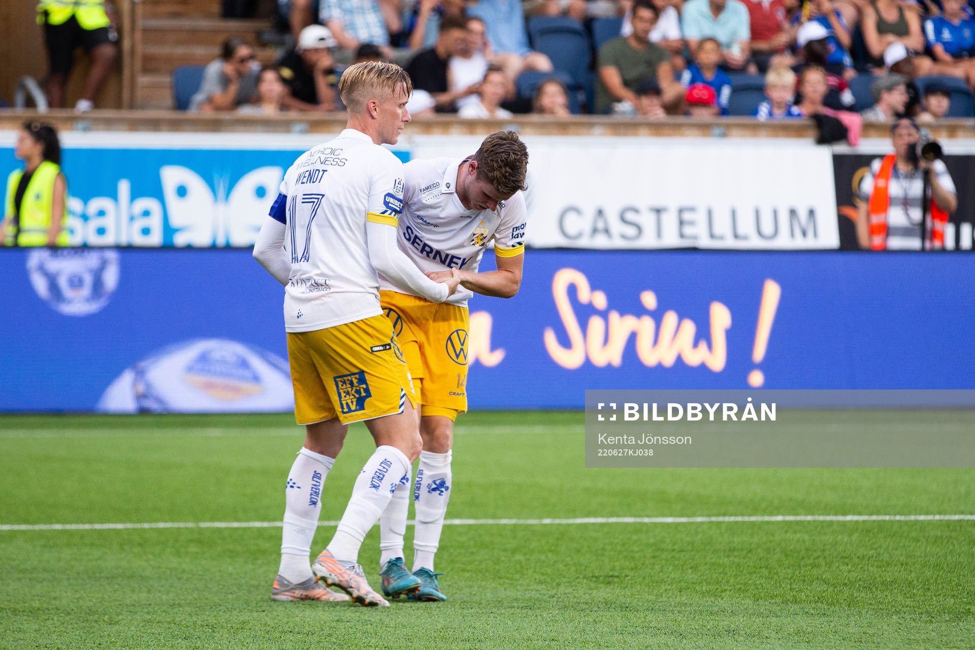 IFK Göteborgs Gustaf Norlin har ont