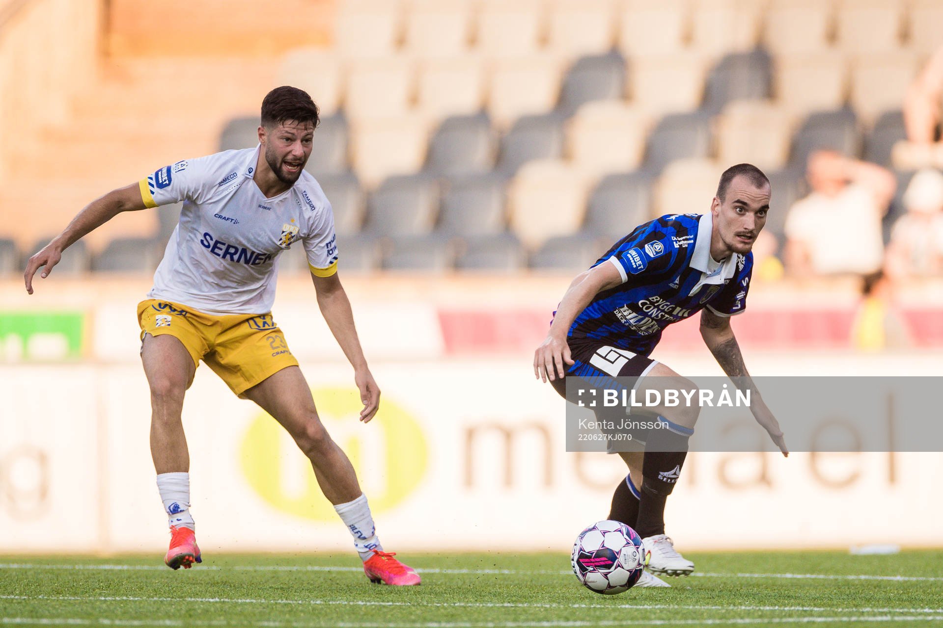 IFK Göteborgs Kevin Yakob och Sirius Adam Hellborg