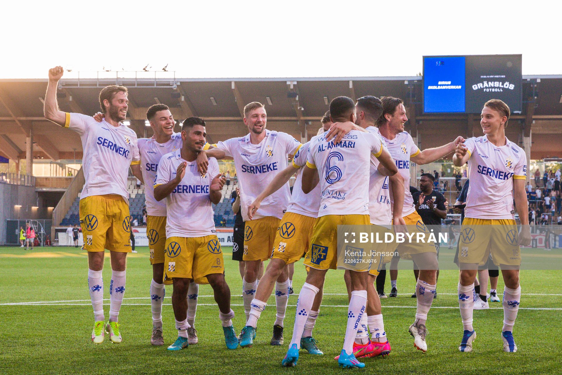 IFK Göteborgs  Emil Salomonsson, Alexander Jallow,  Hosam
