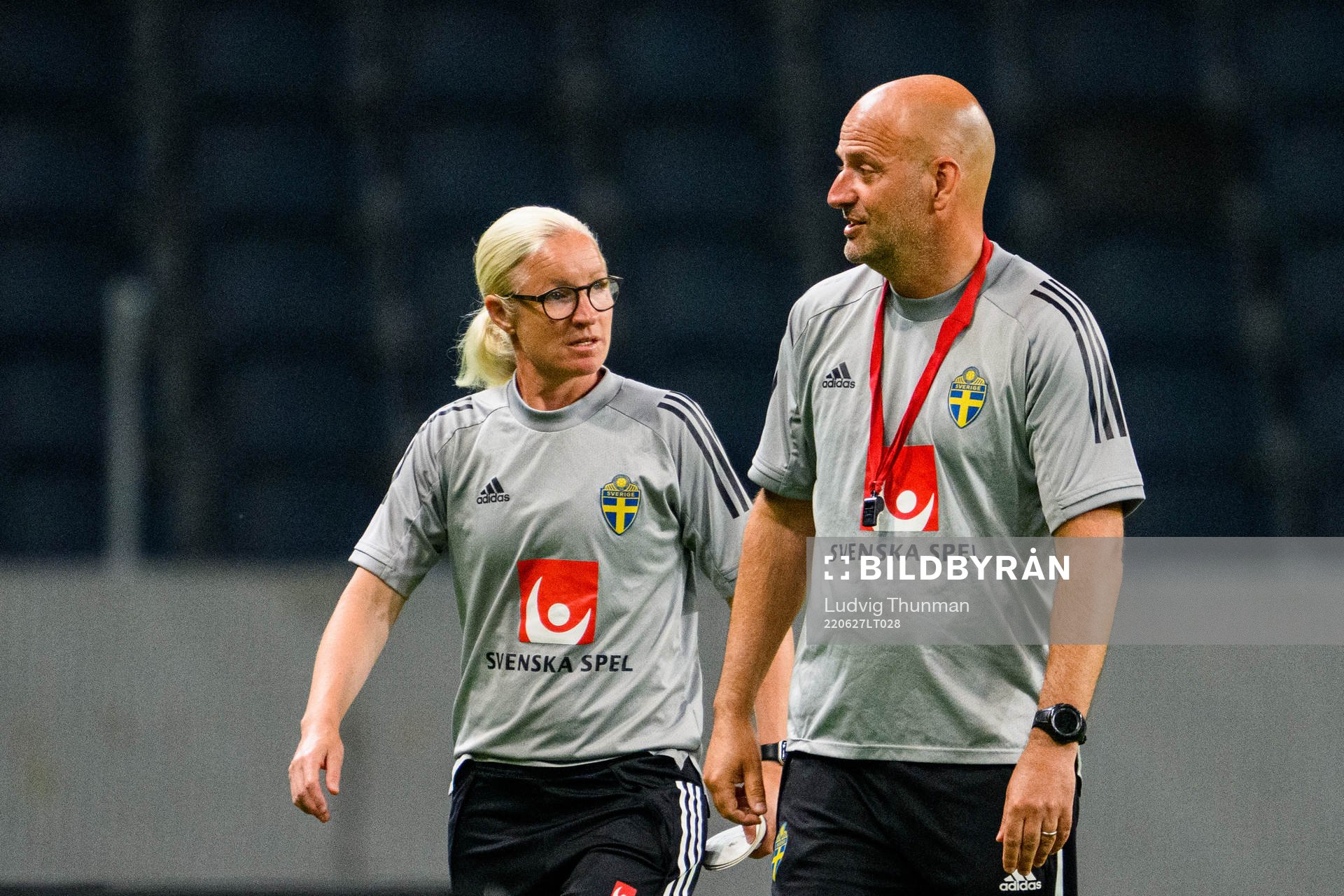Victoria Sandell, assistant coach and Magnus Wikman,