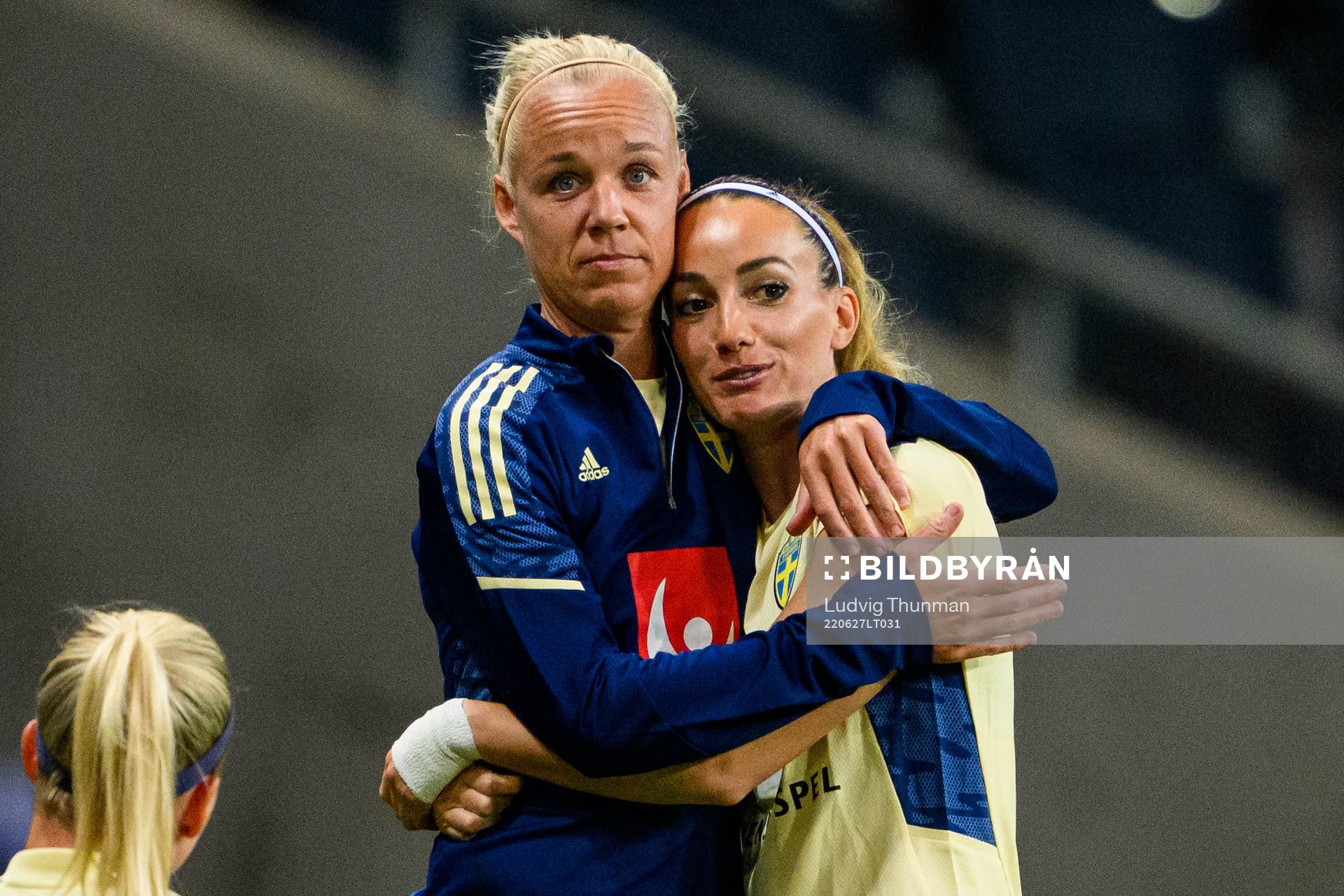 Caroline Seger and Kosovare Asllani