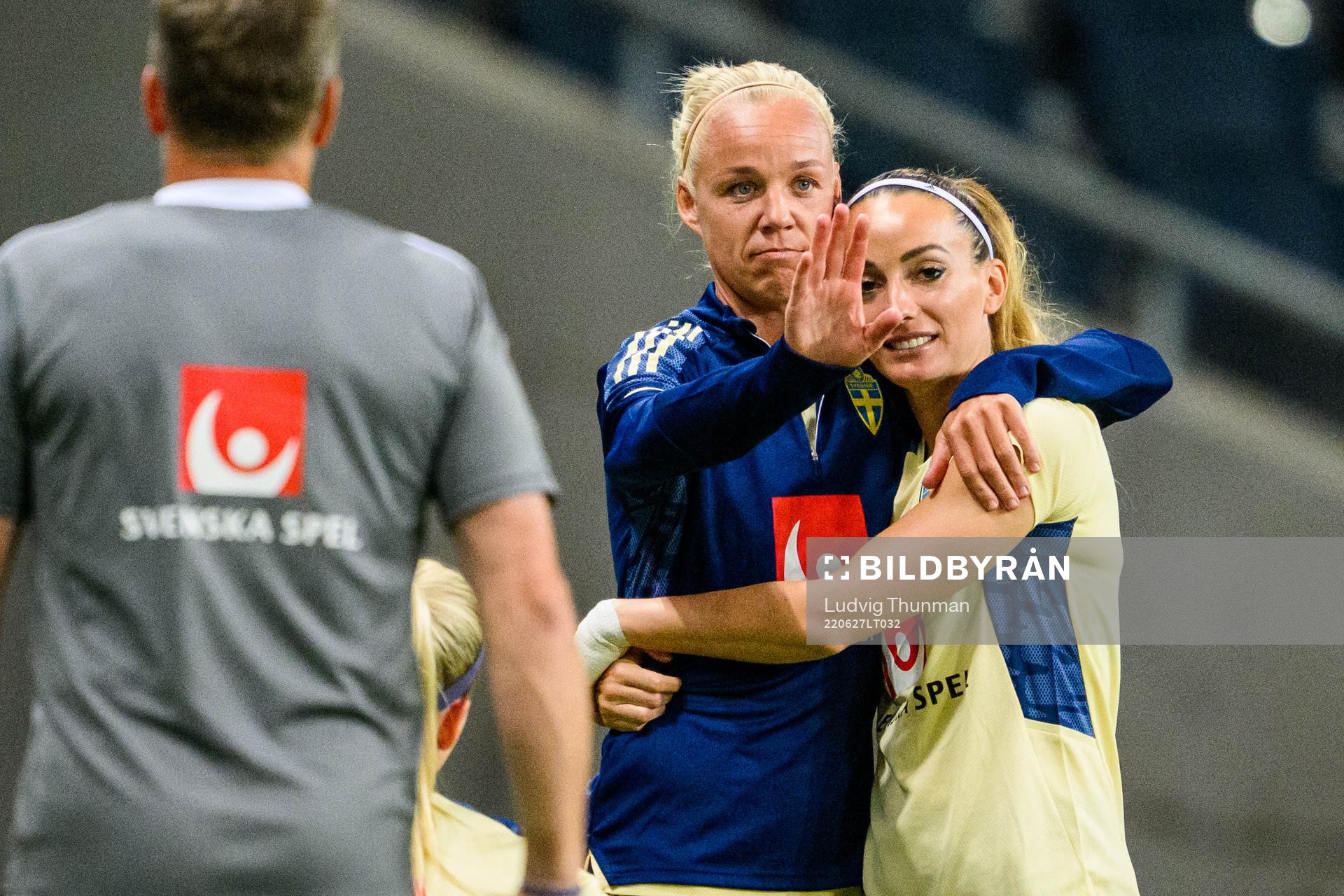 Caroline Seger and Kosovare Asllani