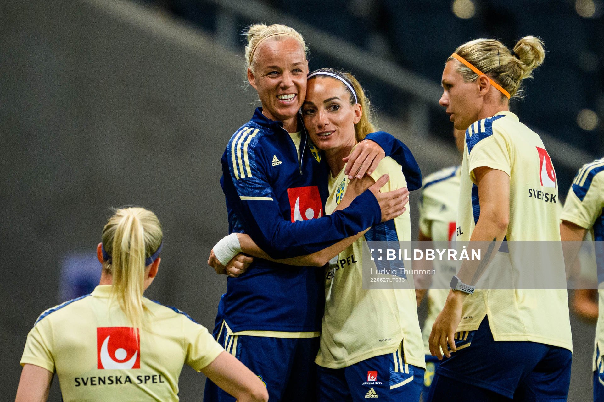 Caroline Seger and Kosovare Asllani