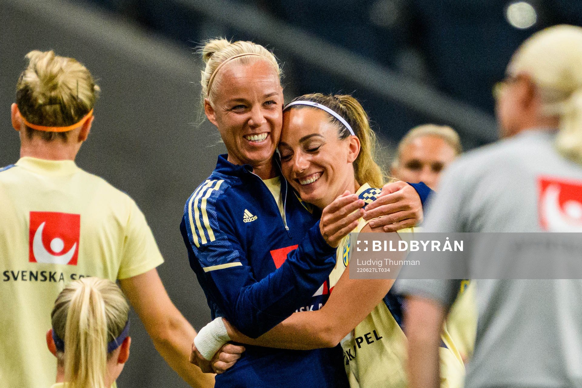 Caroline Seger and Kosovare Asllani
