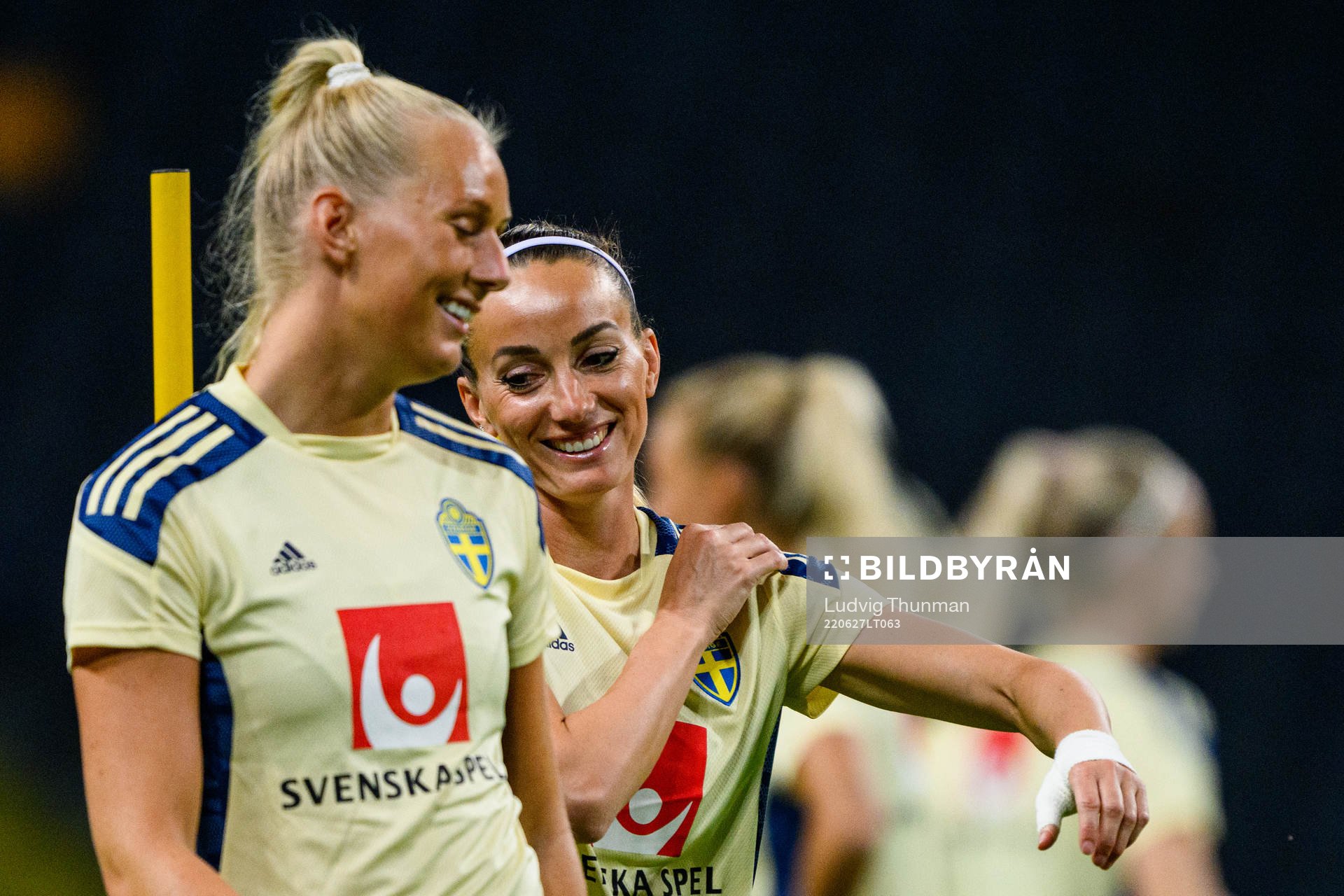 Stina Blackstenius and Kosovare Asllani