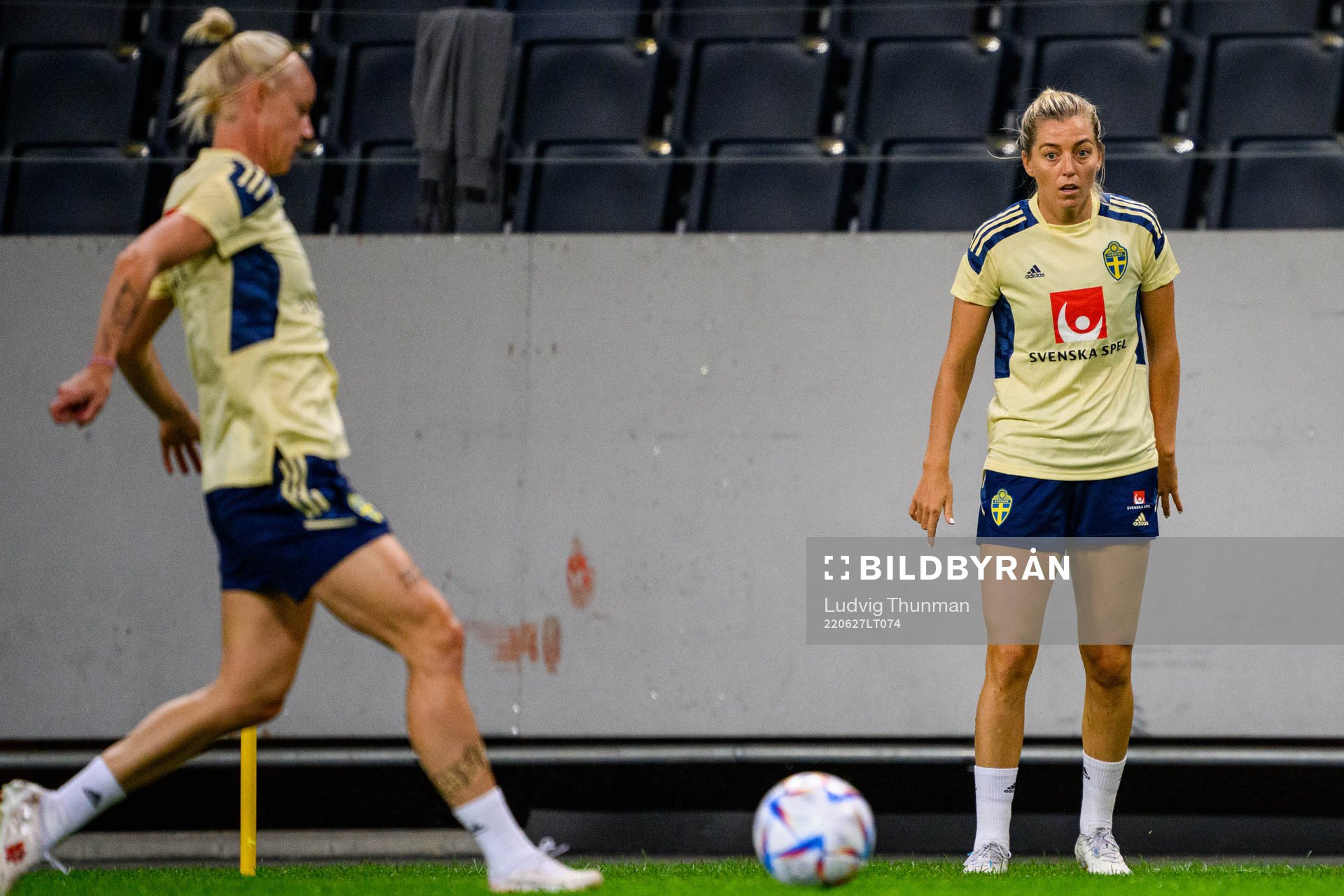 Caroline Seger and Linda Sembrant