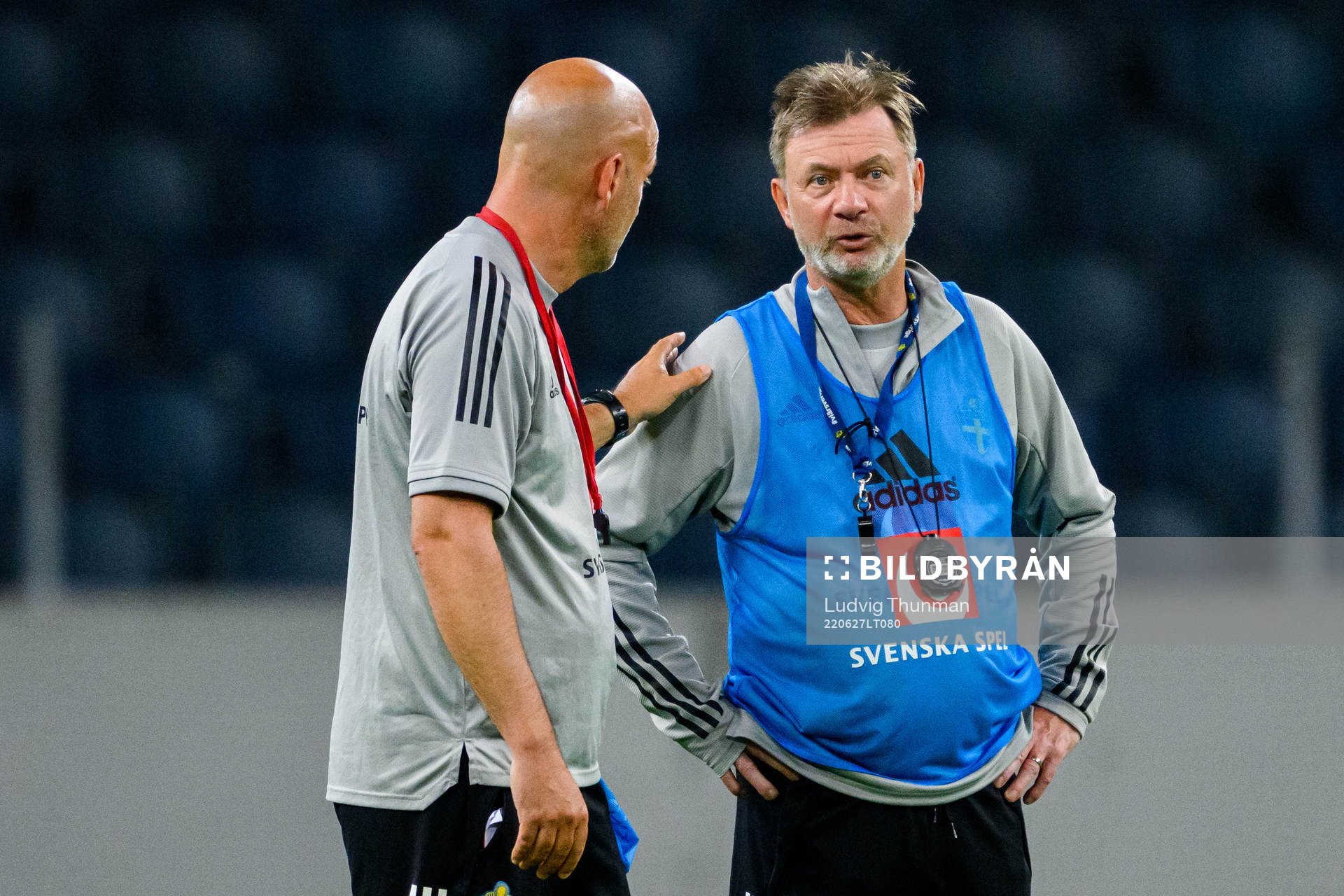 Magnus Wikman, assistant coach and Peter Gerhardsson, head