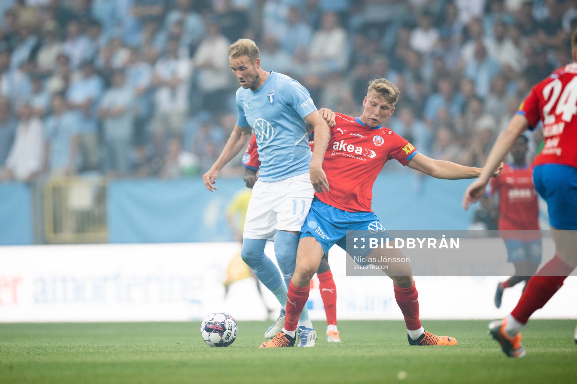 Malmö FFs Ola Toivonen och Helsingborgs Casper Widell