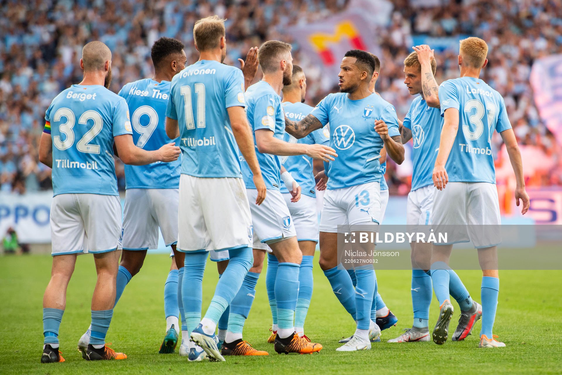 Malmö FFs Martin Olsson jublar