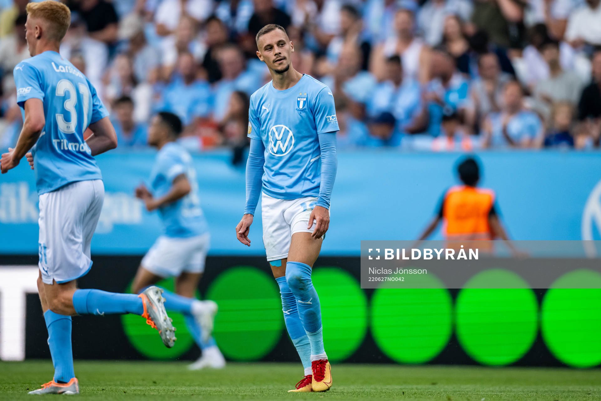 Malmö FFs Veljko Birmancevic deppar