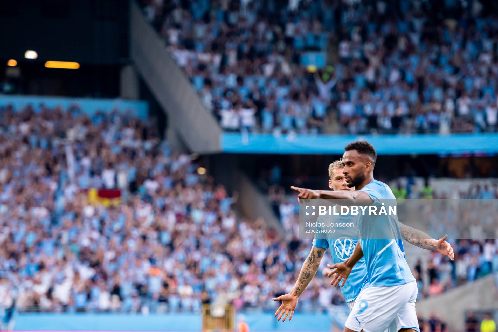 Malmö FFs Isaac Kiese Thelin jublar