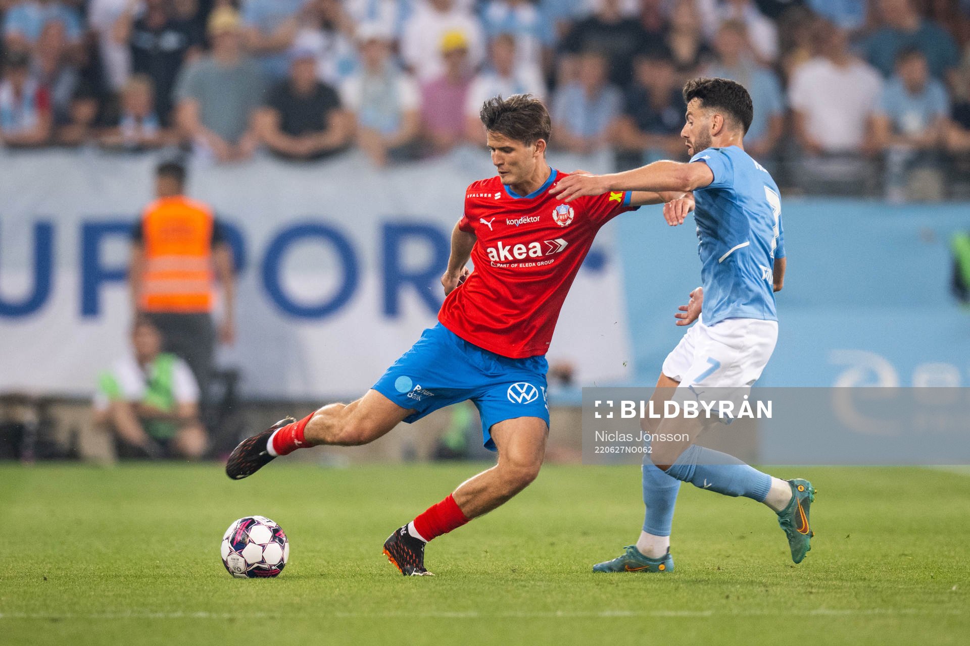 Helsingborgs Wilhelm Loeper och Malmö FFs Erdal Rakip