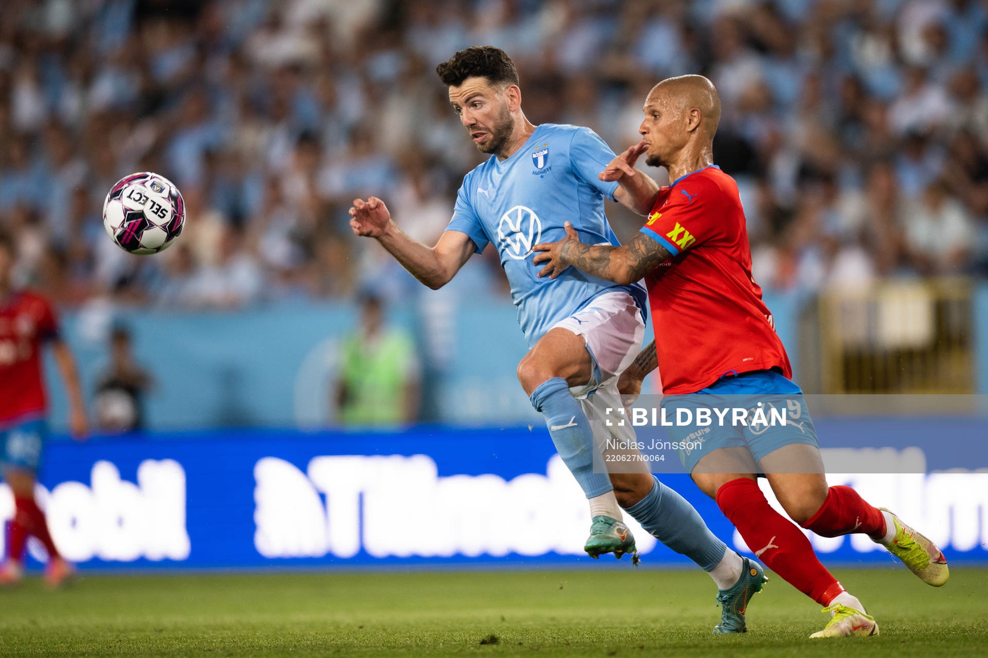 Malmö FFs Erdal Rakip och Helsingborgs Anthony van