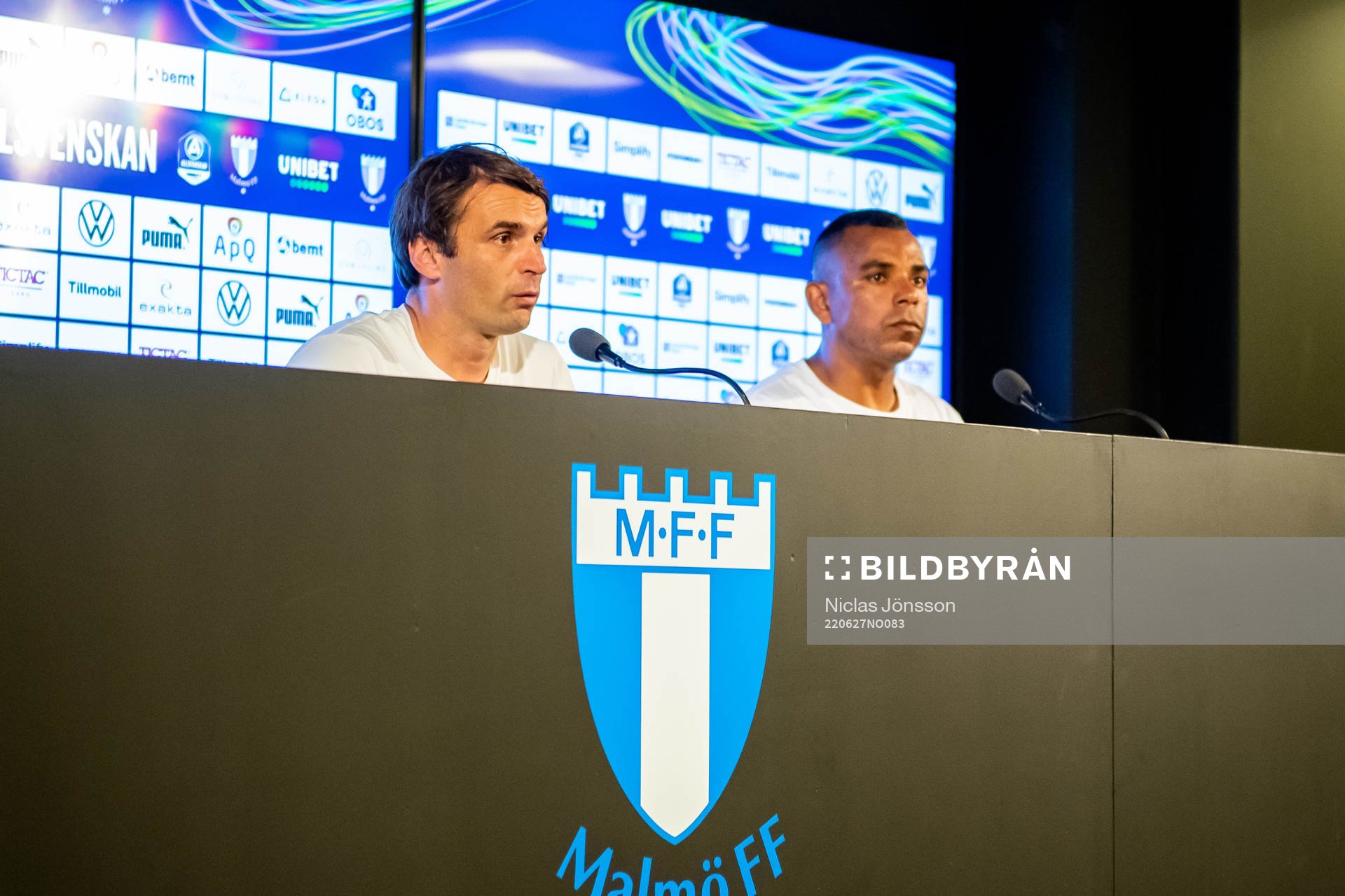 Malmö FFs tränare Milos Milojevic och Helsingborgs